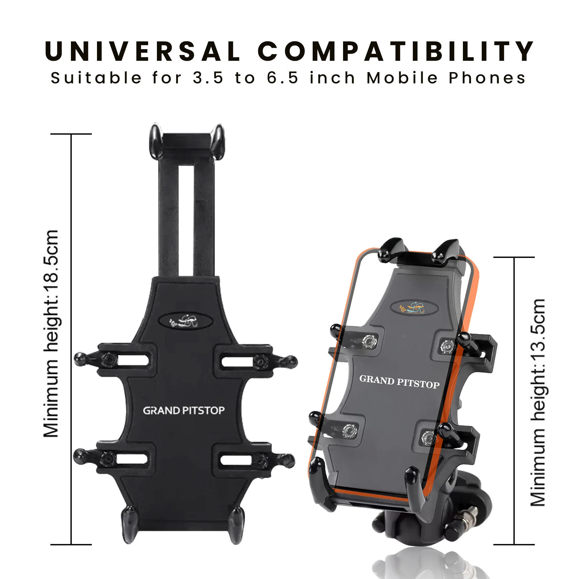 4-Sided Grip Anti Theft Mobile Holder Handlebar Mount - Image 10