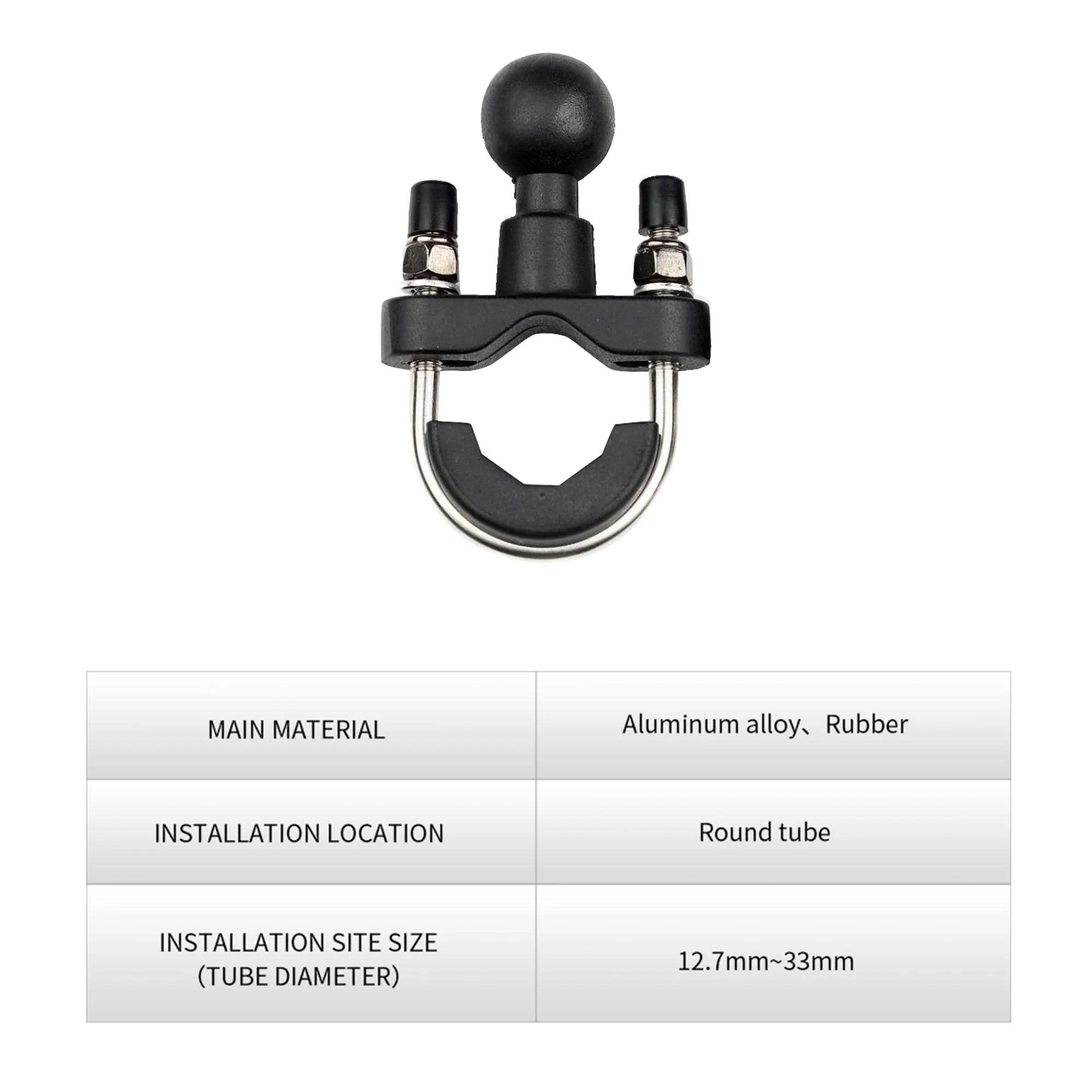 4-Sided Grip Anti Theft Mobile Holder Handlebar Mount - Image 2