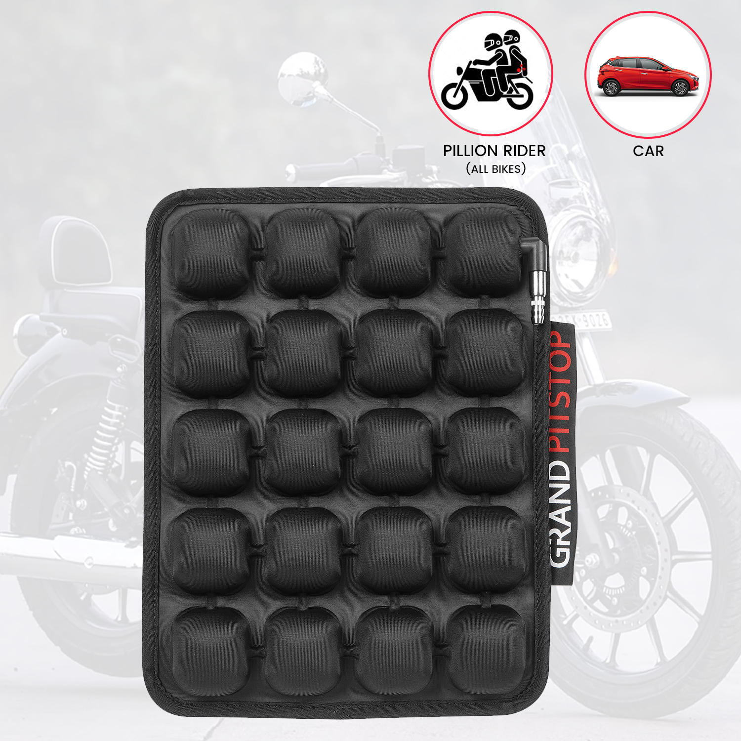 Air Bubble Airseat for Medical, Offices, Home, Motorcycle and Car Lumbar Support - Pillion - Image 3