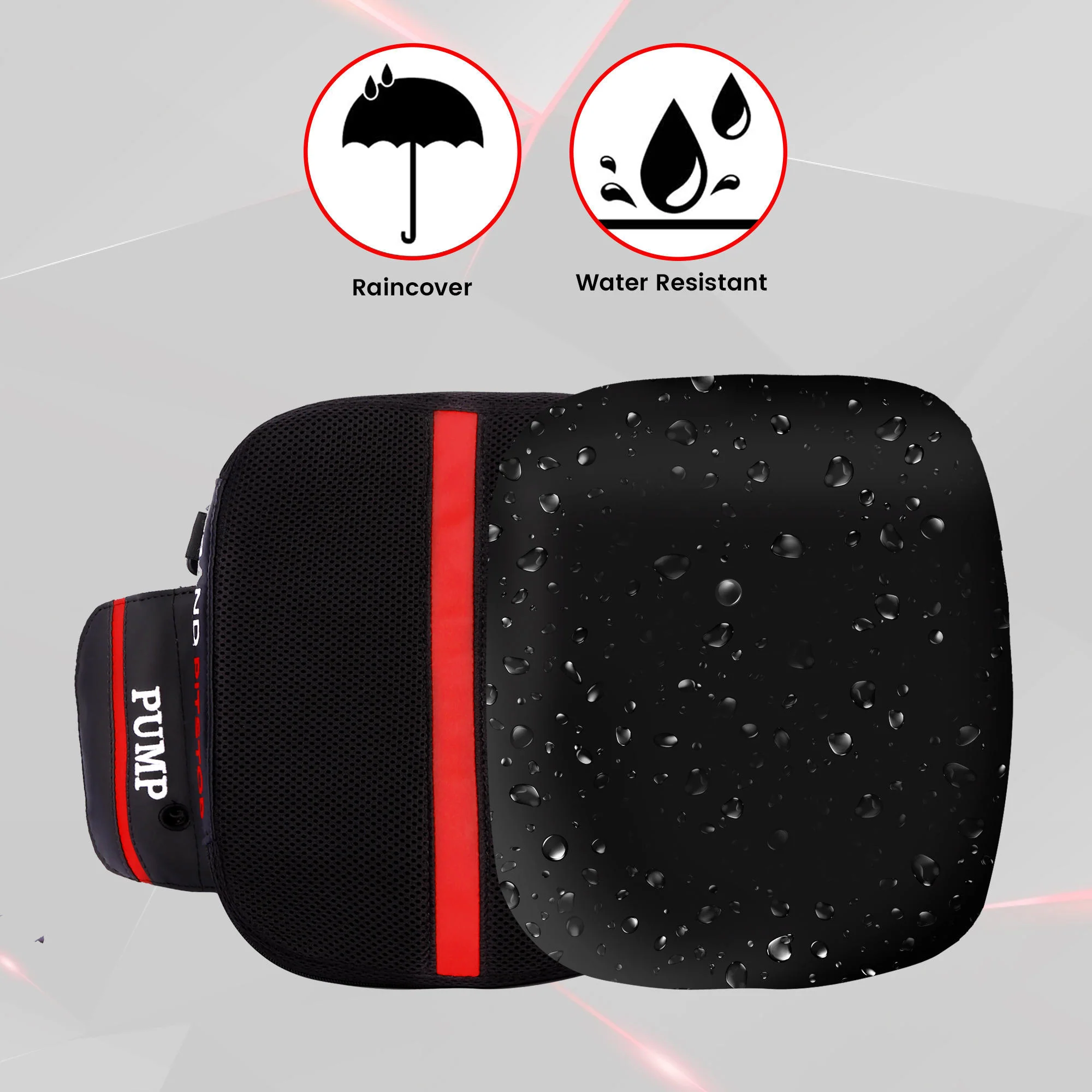 Air Comfy Seat Cushion for Medical, Offices, Home, Motorcycle and Car Lumbar Support - Pillion Premium with Pump - Image 4
