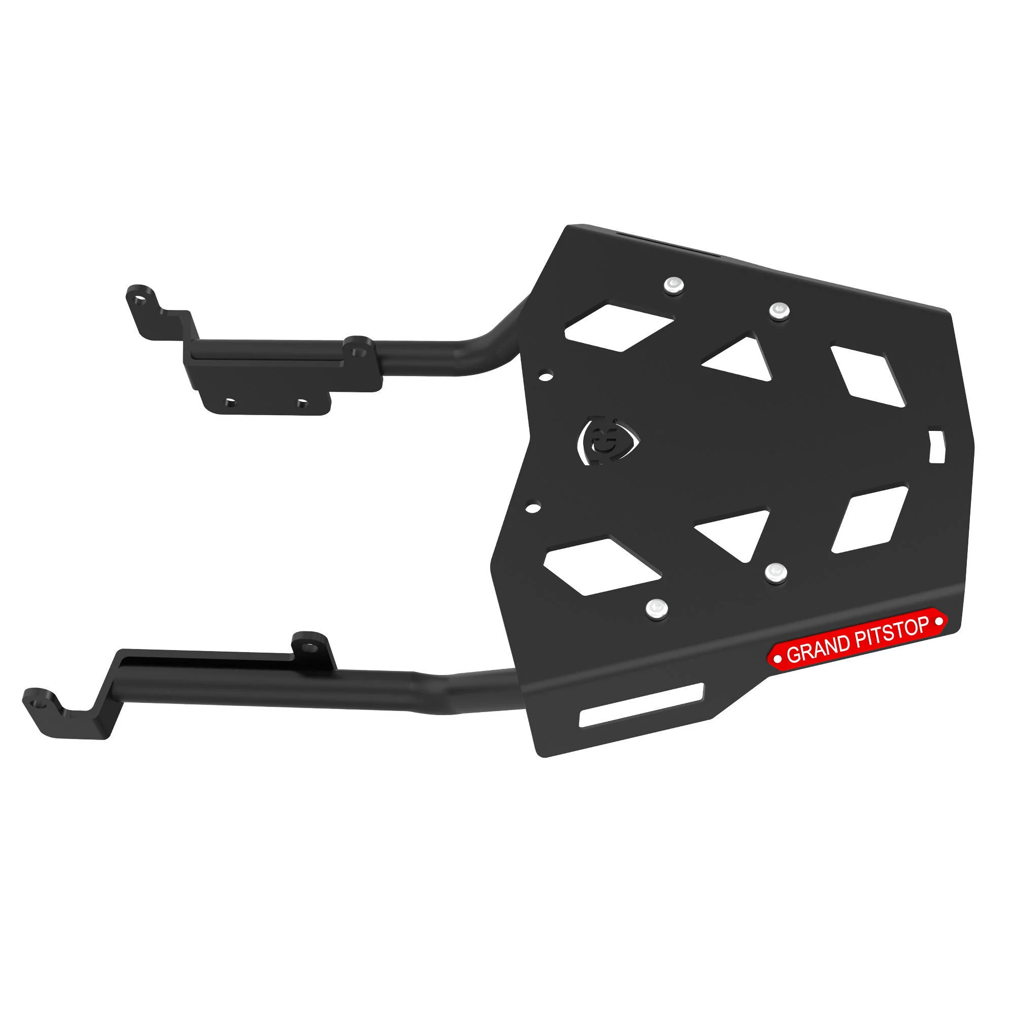 Aluminium Extended Top Rack with Plate for KTM DUKE 390/250 Gen 3 - Black - Image 3