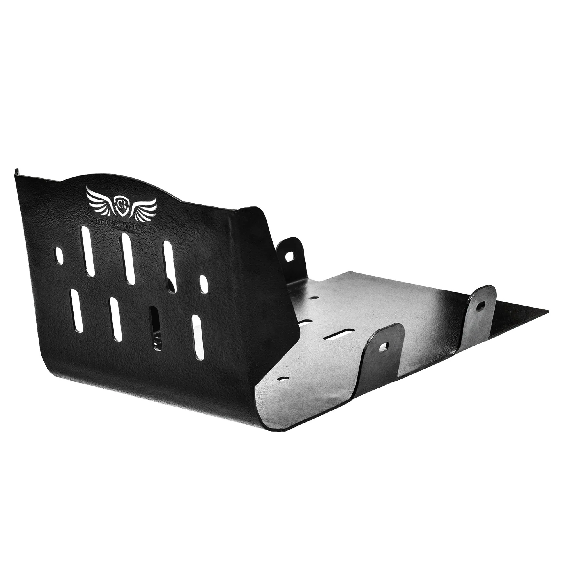 ALUMINIUM SUMPGUARD - Black for Royal Enfield - SCRAM 411 - Image 4