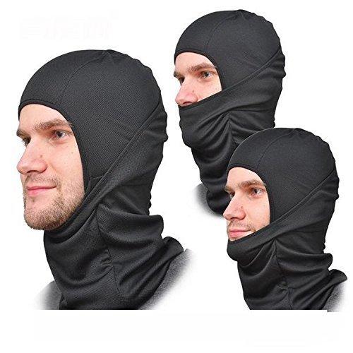 Arm Sleeves (White) and Face Mask Combo (Black) - Image 2