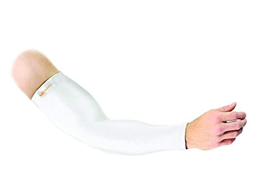 Arm Sleeves (White) and Face Mask (Orange) - Image 7