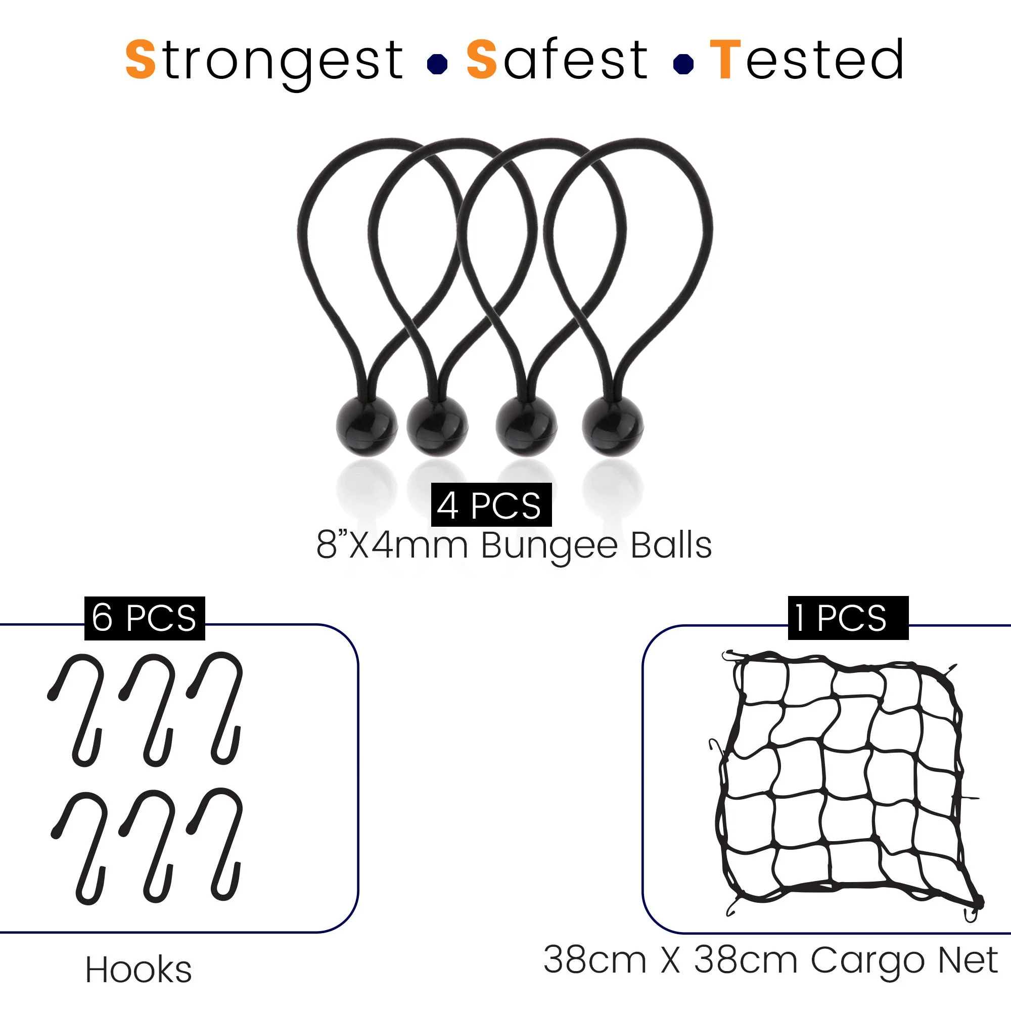Bungee Cord - Set Of 15 - Mix - Image 3
