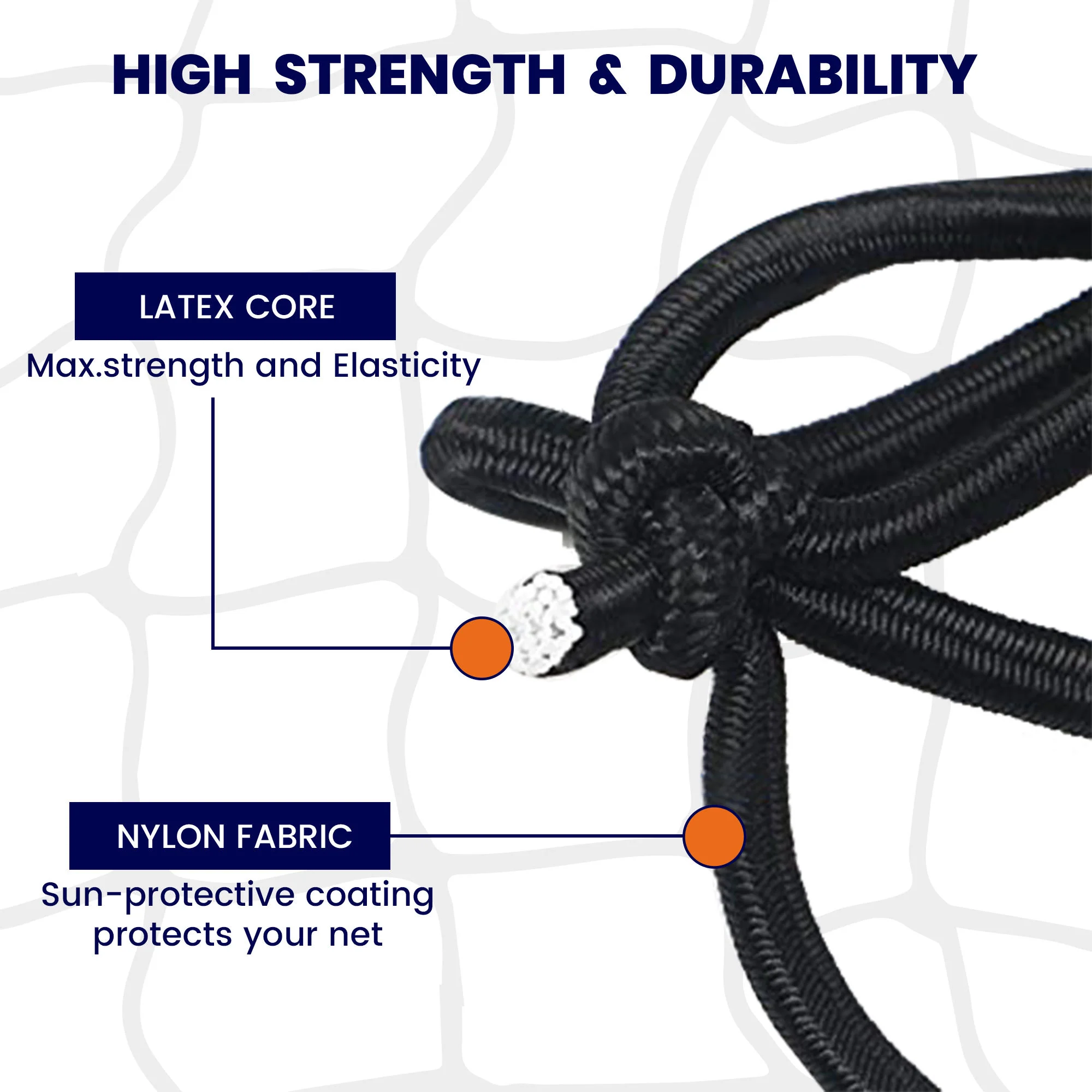 Cargo Net (38X38Cm) - 1Pc - Black - Image 3