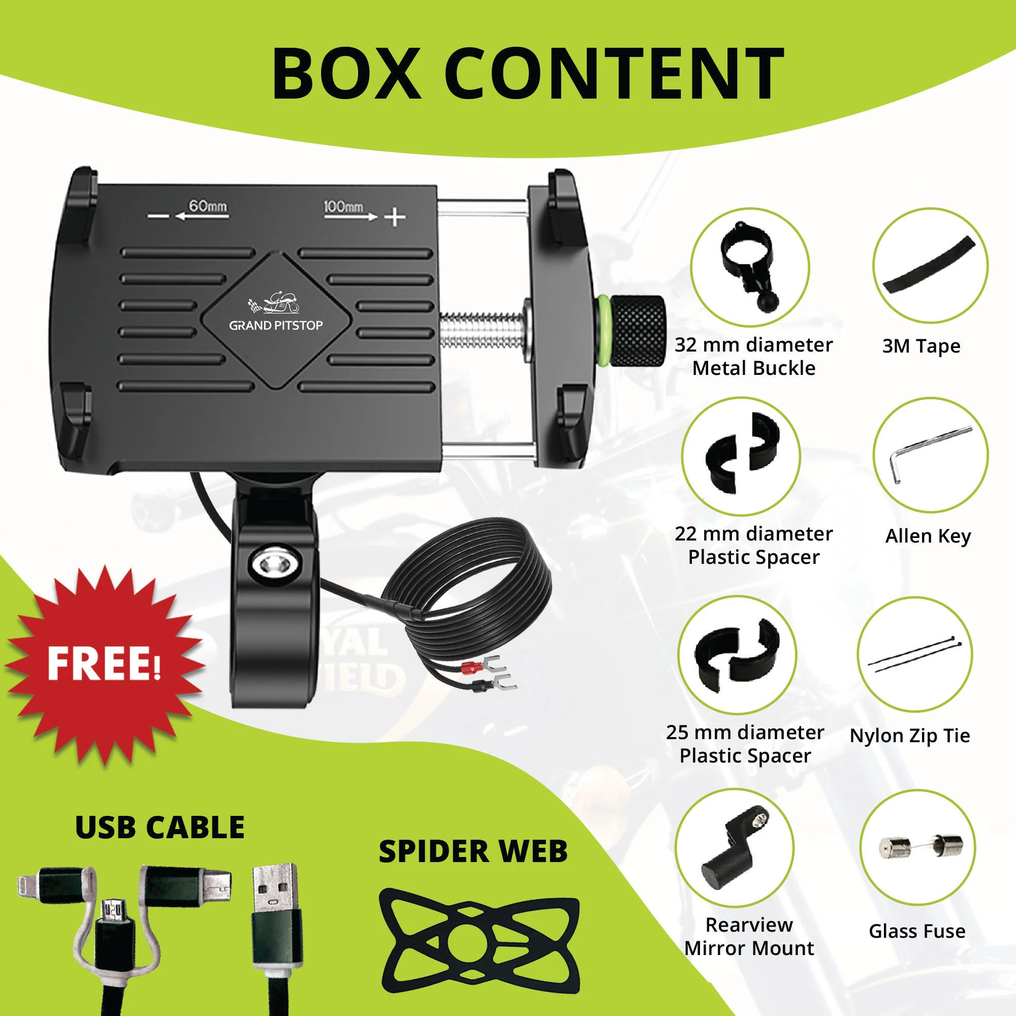 Combo - Claw Grip Mobile Holder & Strap - Image 7