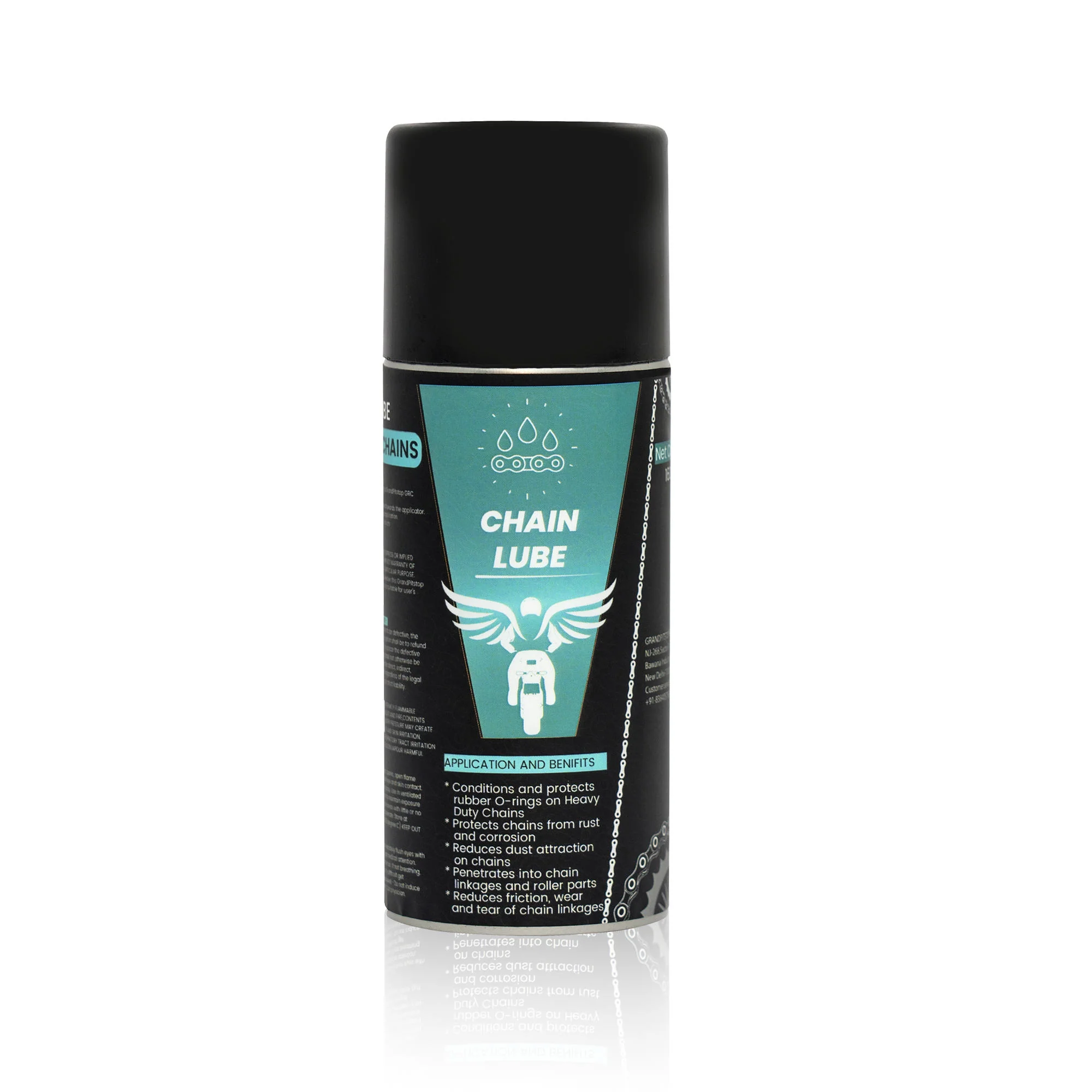 Combo of Chain Cleaning Brush & GR Chain Lube-160ml & Dismantlable Paddock Stand - Orange - Image 5