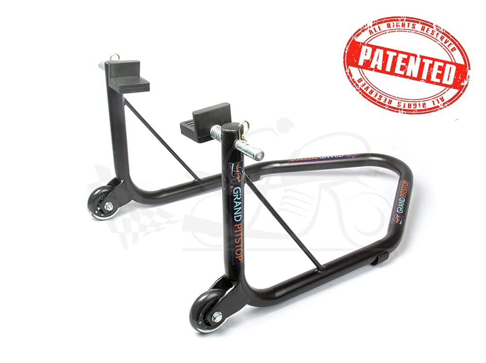 Combo of GR Chain Cleaner-160ml & GR Chain Lube-160ml & Non-Dismantlable Universal Paddock Stand - Black - Image 4