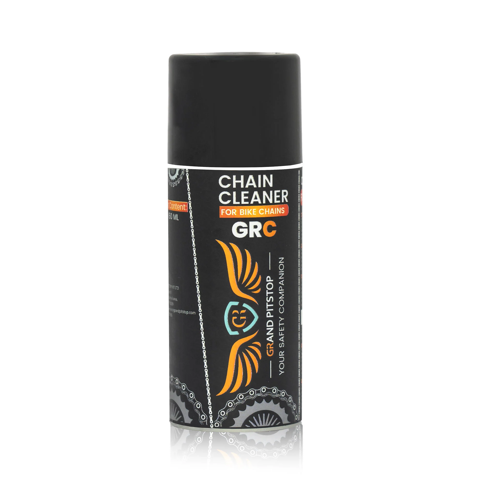 Combo of GR Chain Cleaner-160ml & GR Chain Lube-160ml & Non-Dismantlable Universal Paddock Stand - Orange - Image 2