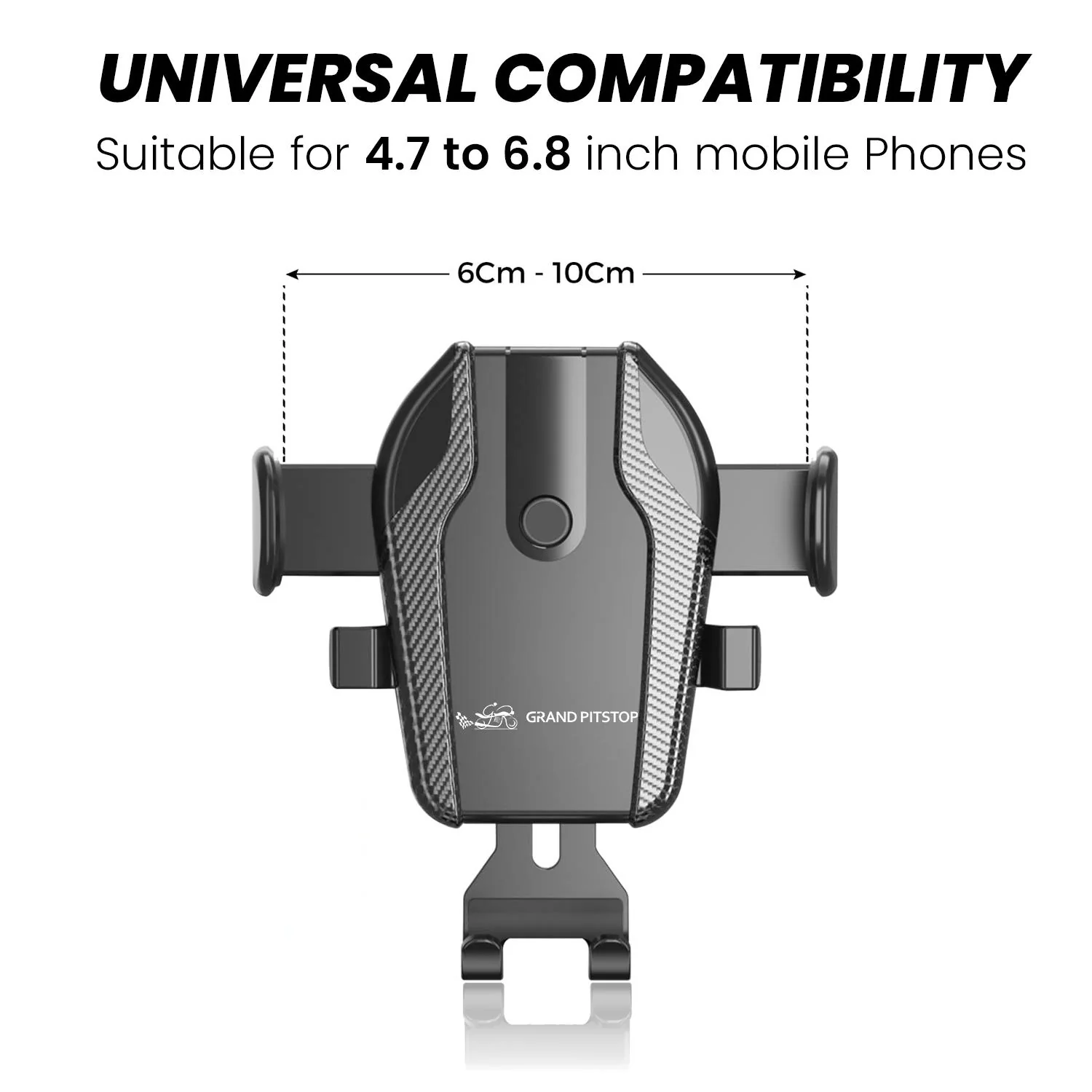Cool Grip C1 Car Windshield/Dashboard Mobile Holder with One Click Locking - Black - Image 3