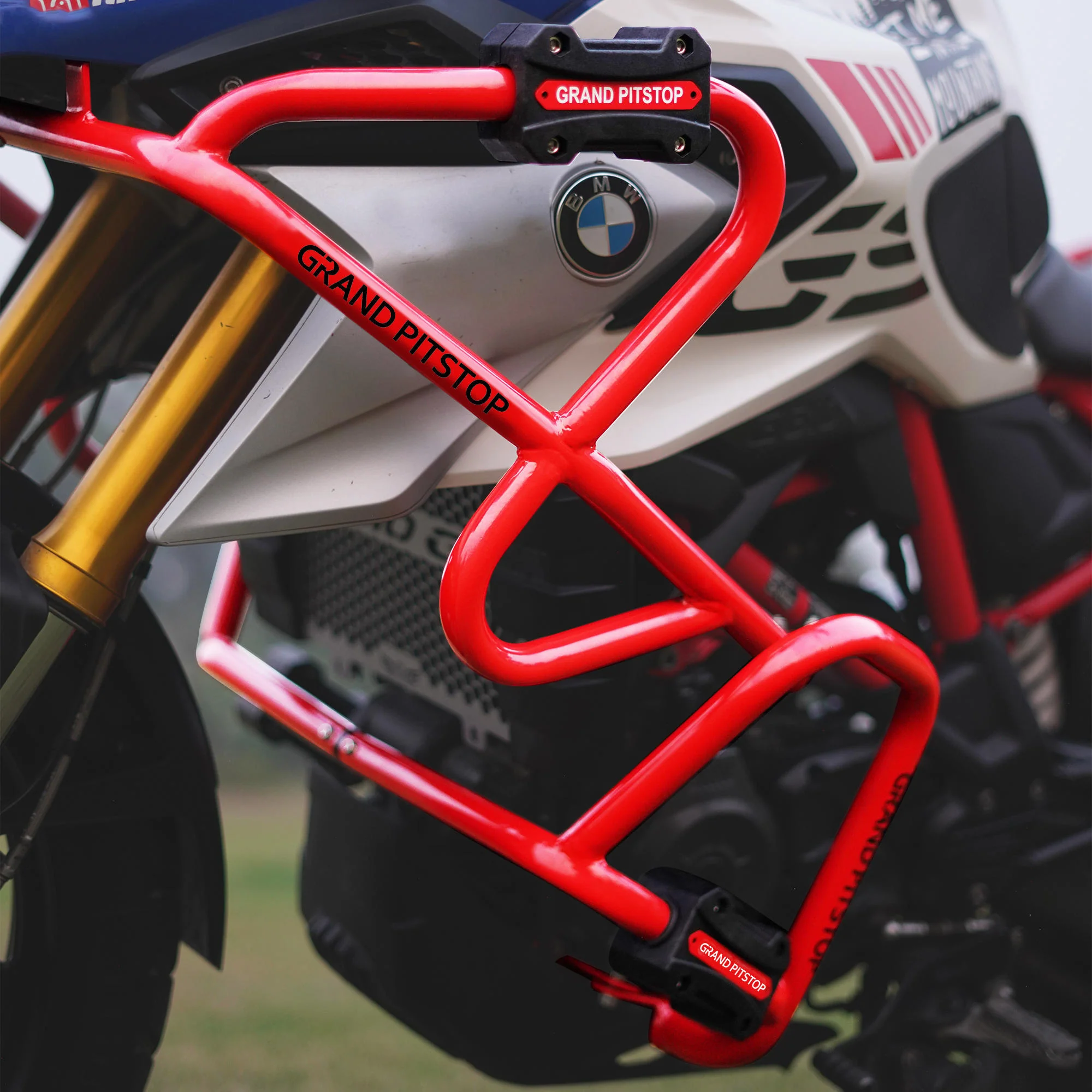 Crash Guard for BMW G 310 GS - Red - Image 10