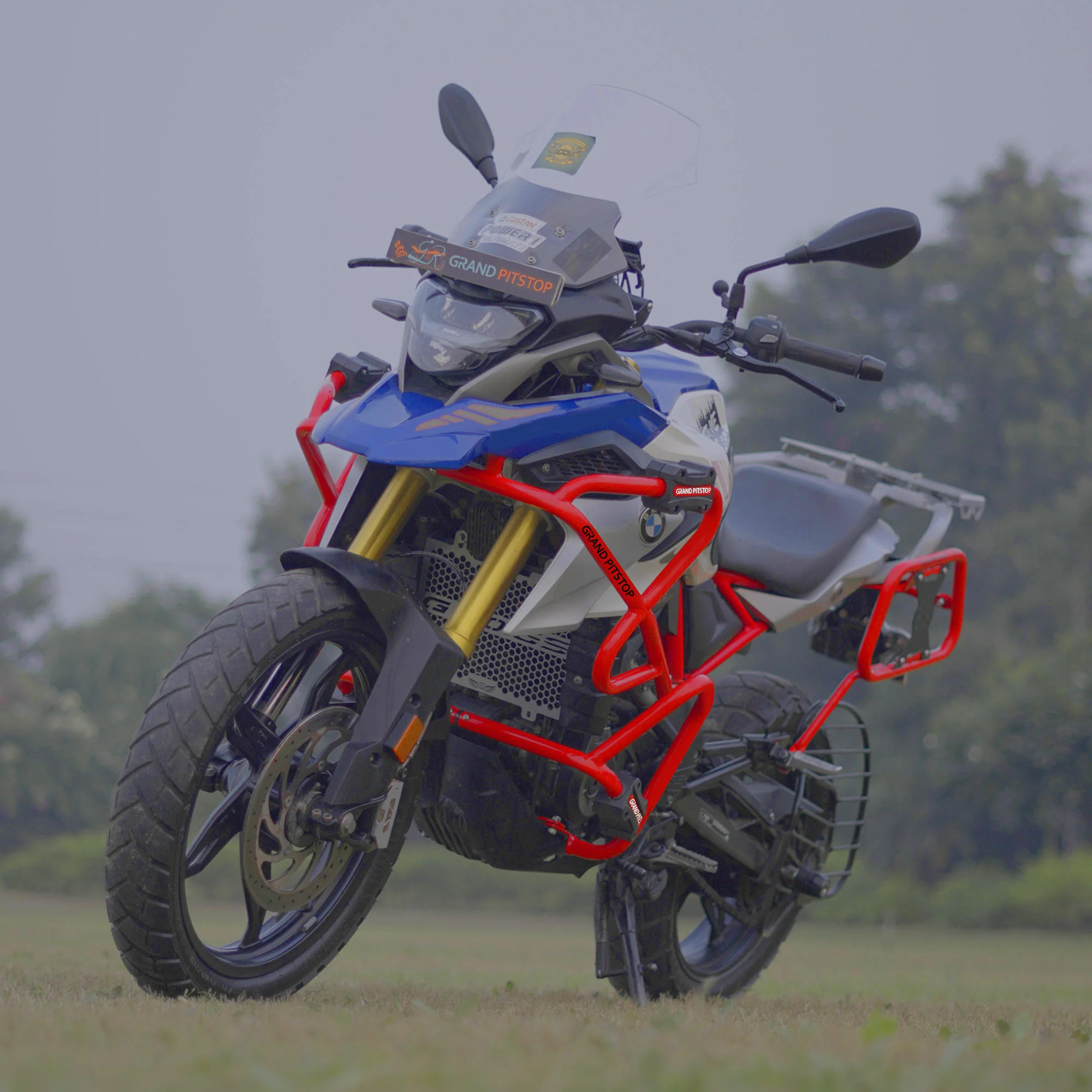 Crash Guard for BMW G 310 GS - Red - Image 2