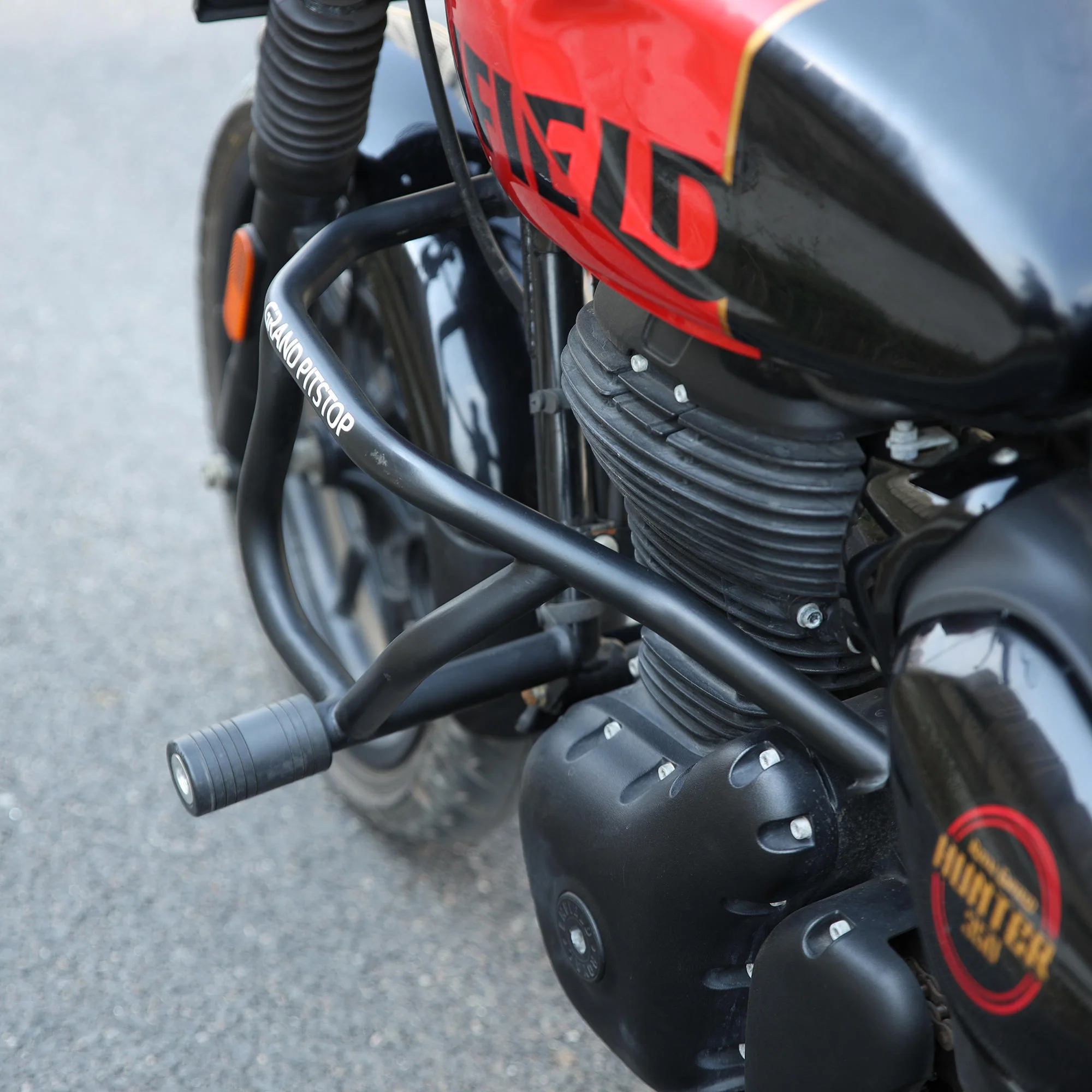 Crash Guard (Pair) for Royal Enfield Hunter - Black - Image 3