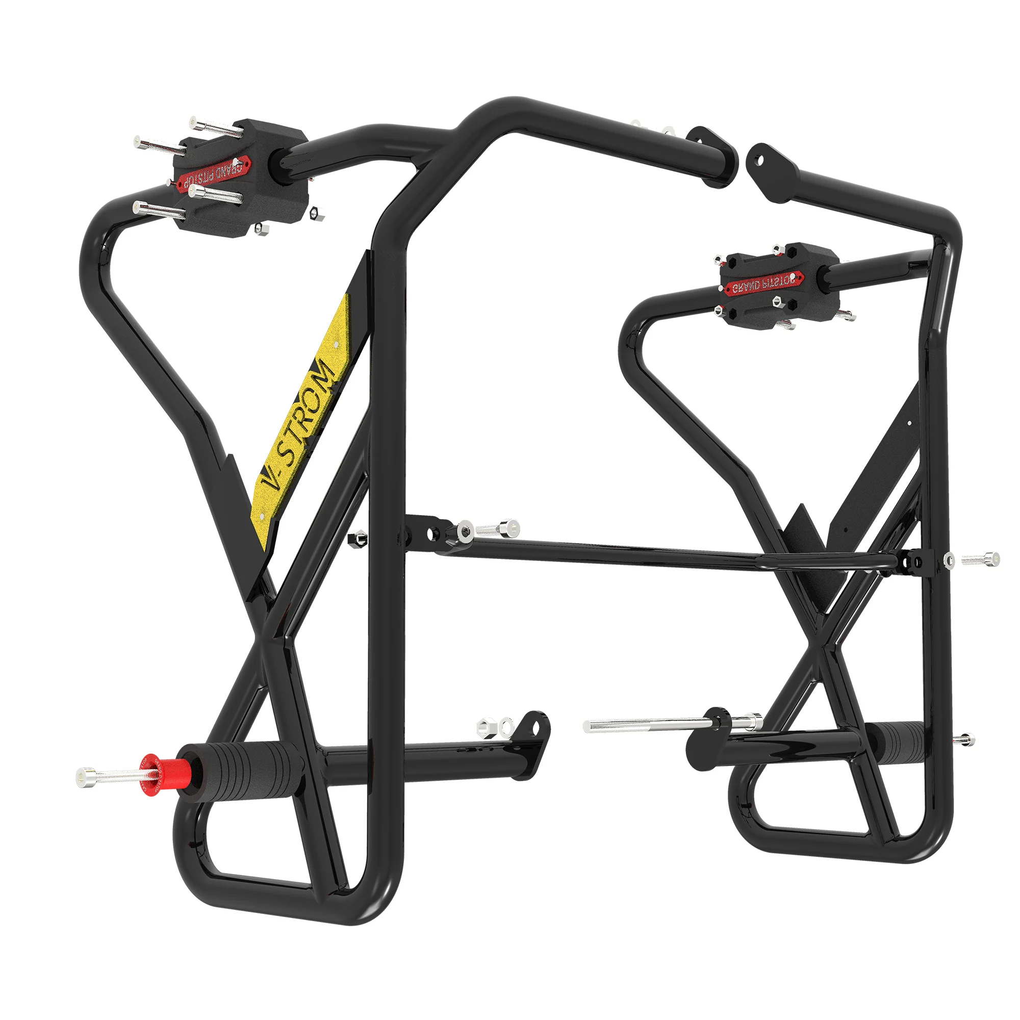 Crash Guard (Pair) for Suzuki V-Strom - Black - Image 8
