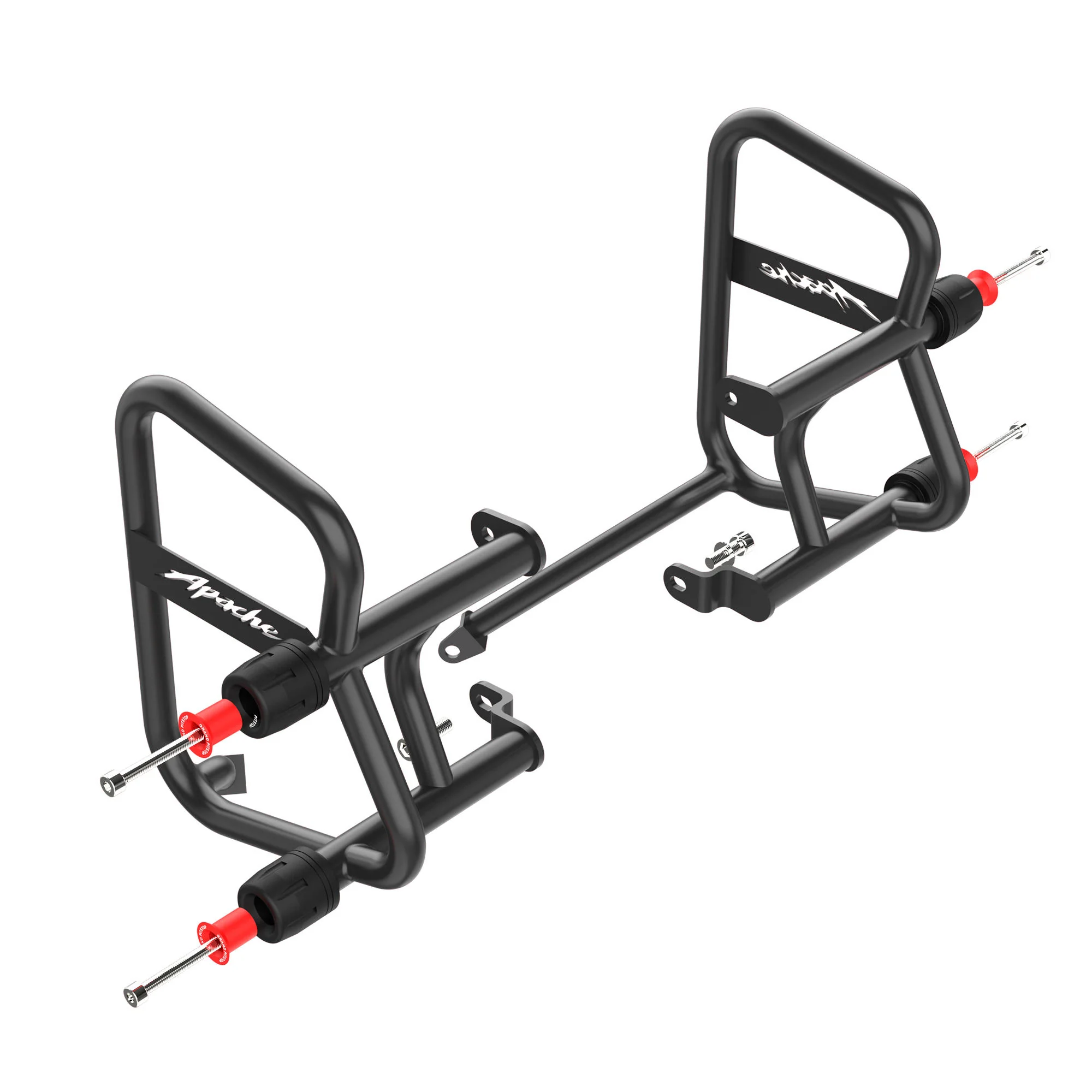 Crash Guard (Pair) for TVS Apache 160 and Apache 200 - Black - Image 2