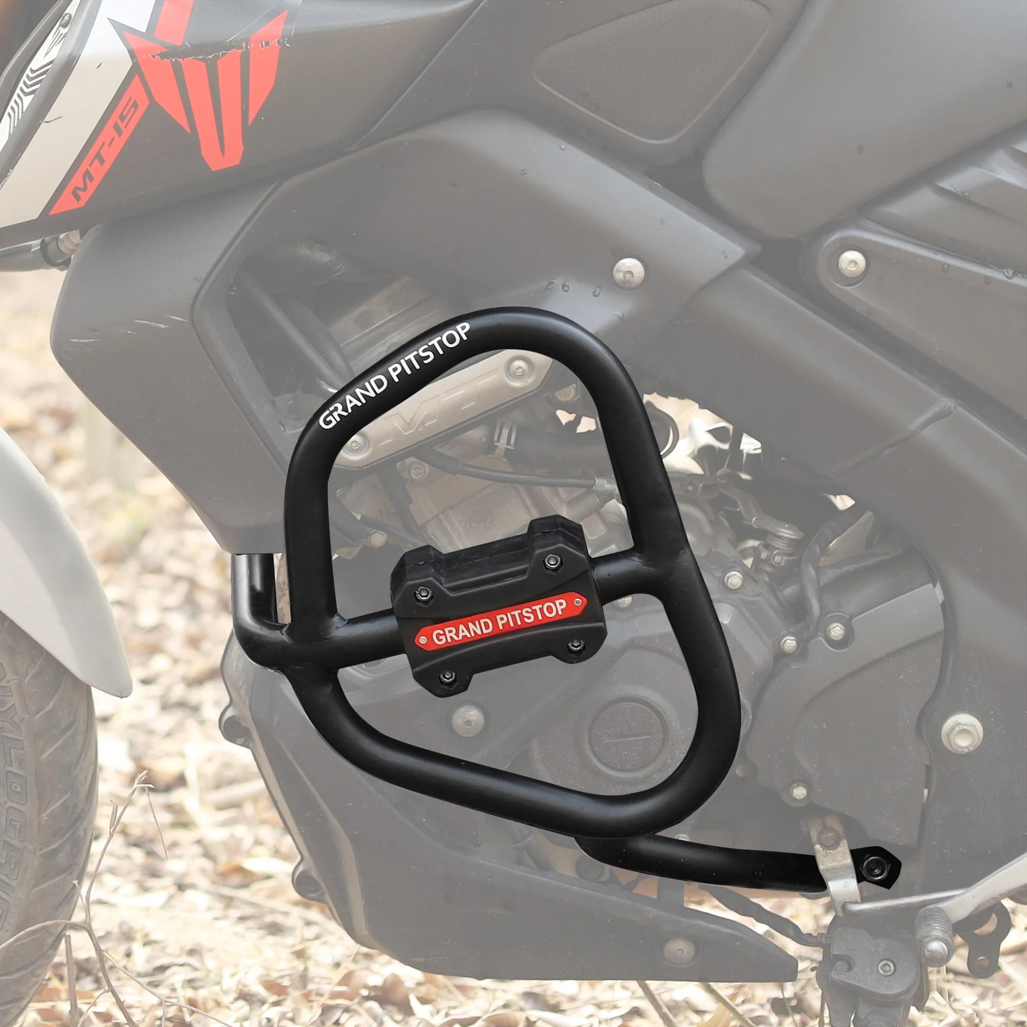 Crash Guard (Pair) for Yamaha MT15- Black - Image 4