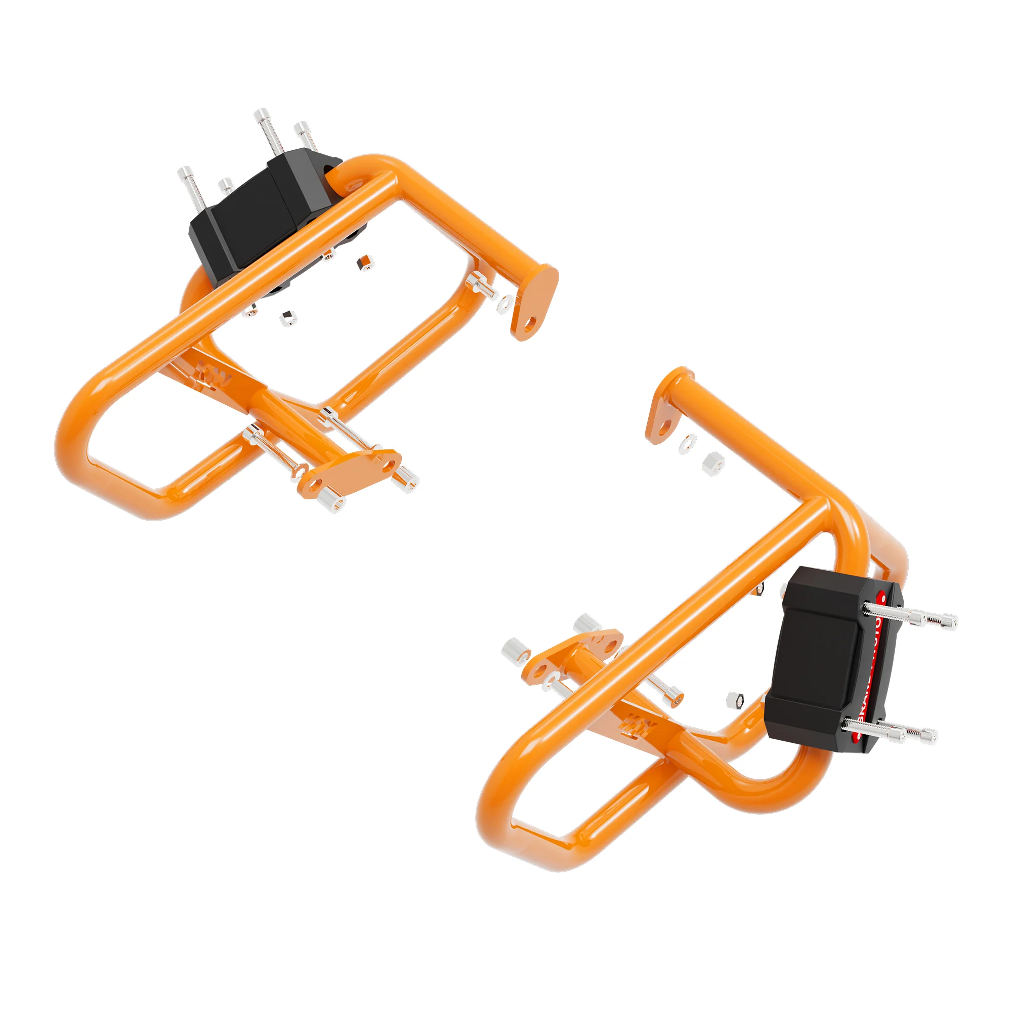 Crash Guard (Pair) for KTM 200 Duke Gen 2 - Orange - Image 3