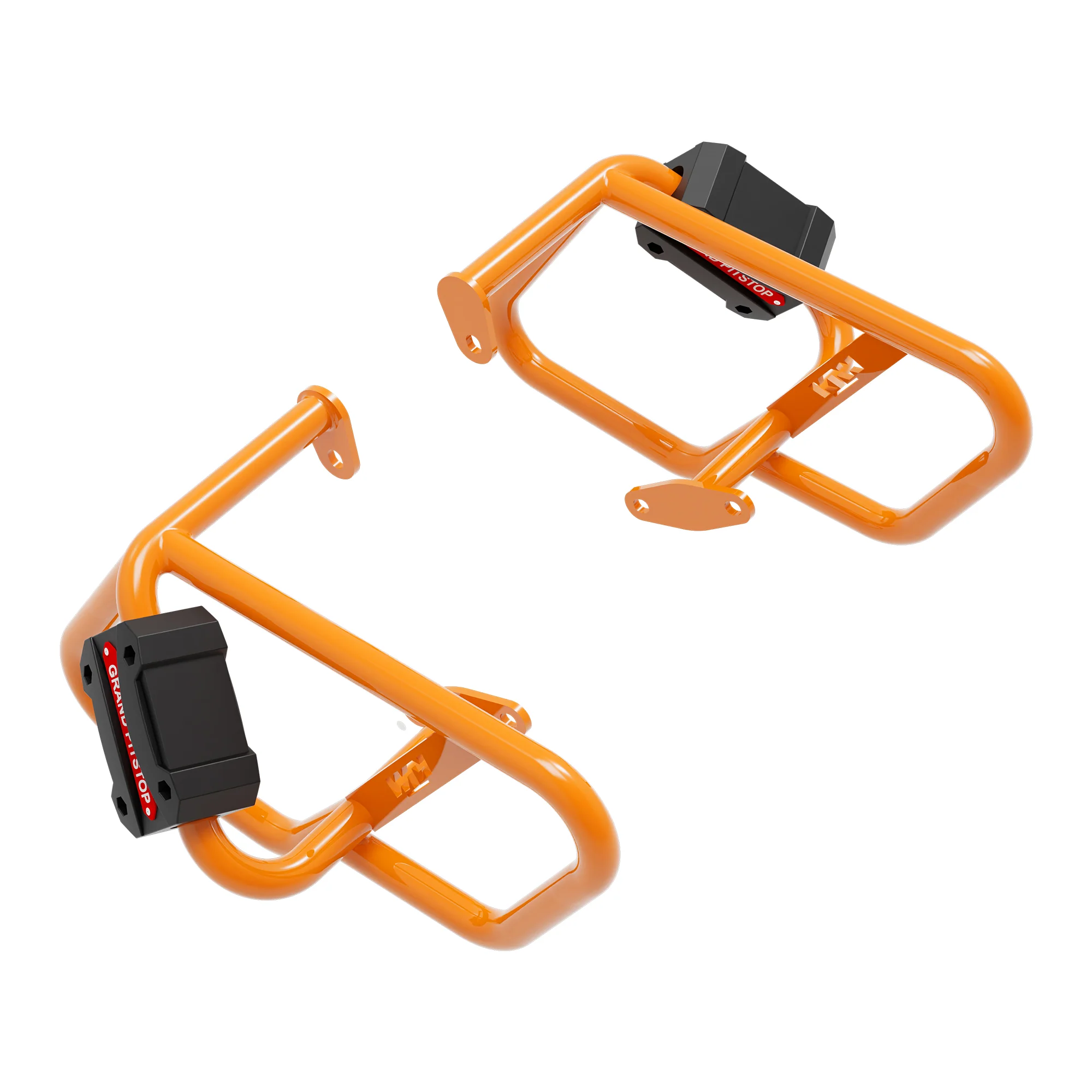 Crash Guard (Pair) for KTM 200 Duke Gen 2 - Orange - Image 5