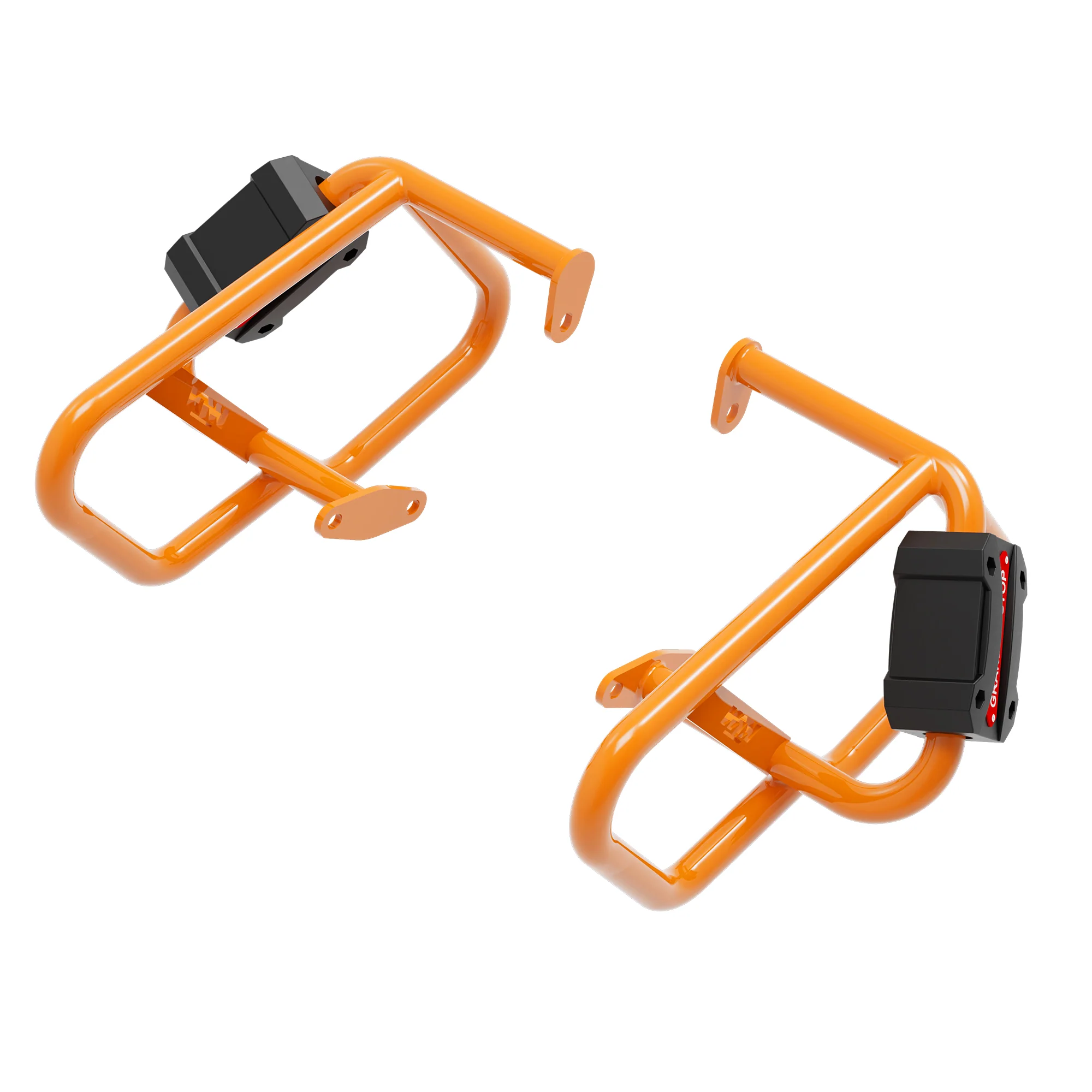 Crash Guard (Pair) for KTM 200 Duke Gen 2 - Orange - Image 9