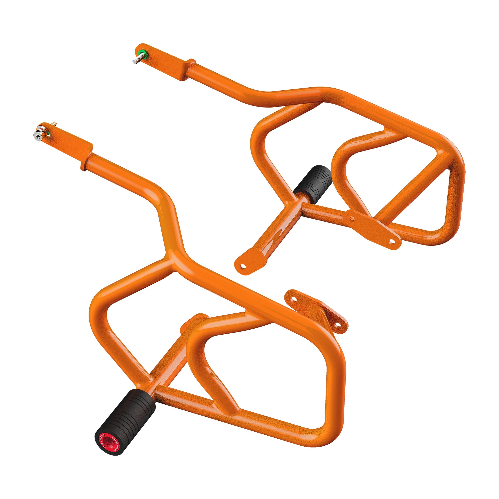 Crash Guard (Pair) for KTM 390 Duke Gen 3 - Orange - Image 3
