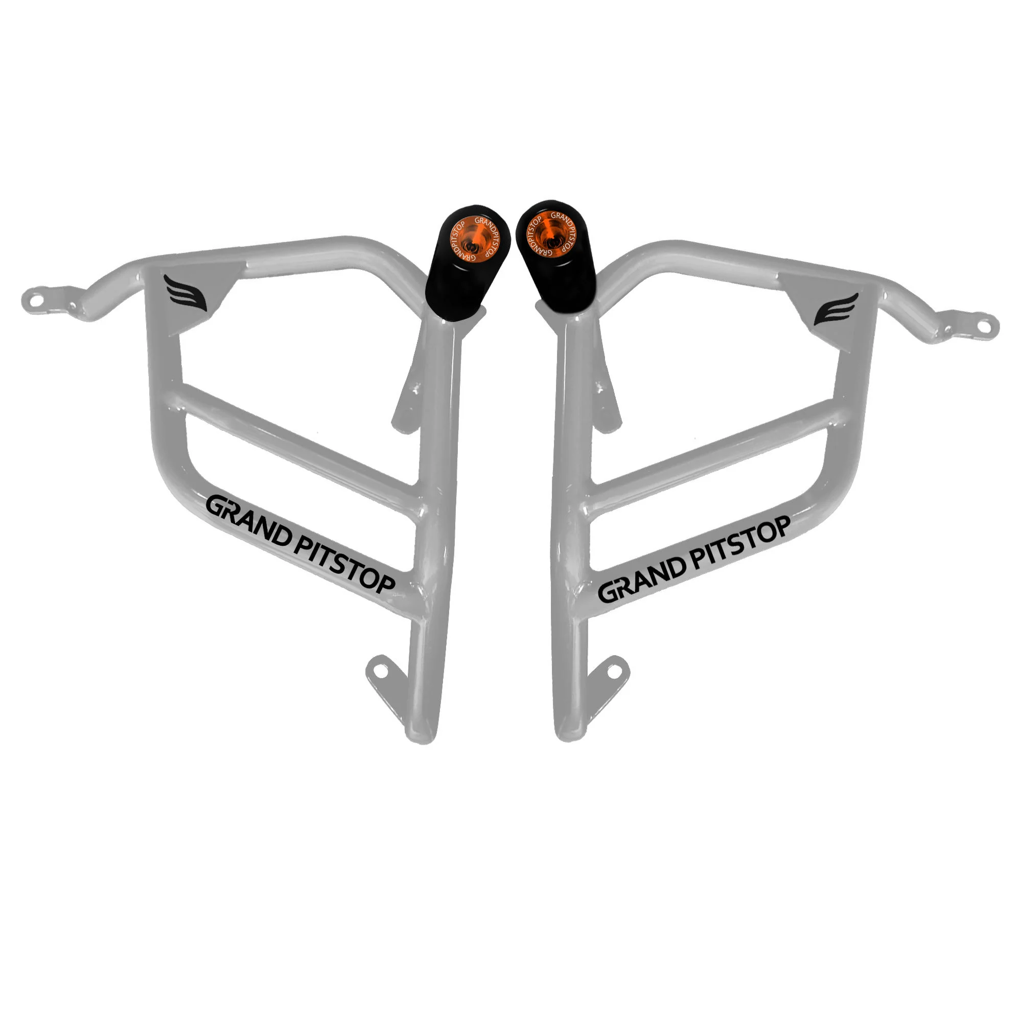 Crash Guard (Pair) for Royal Enfield Scram 411 - Silver - Image 3