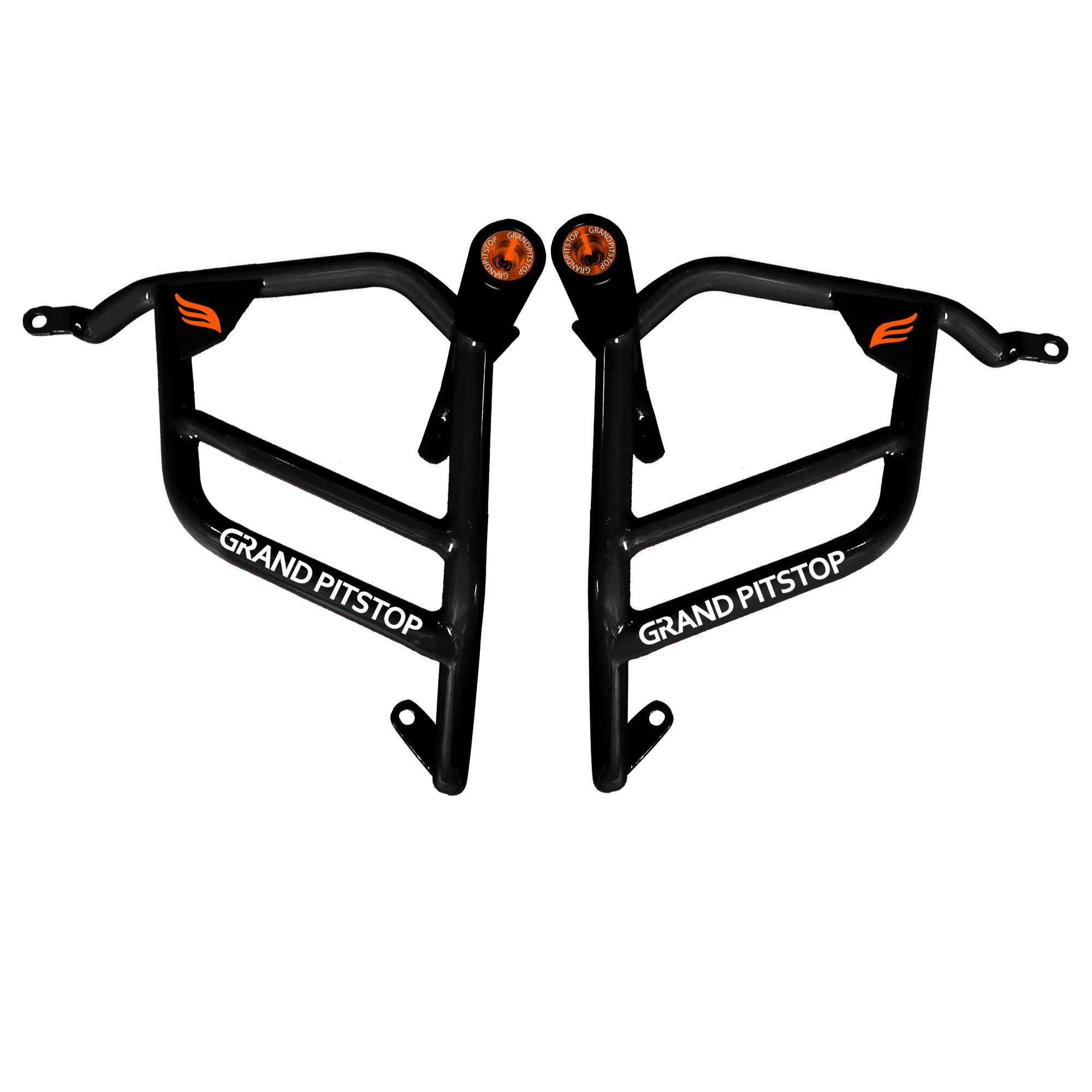 Crash Guard With Slider For Royal Enfield Himalayan - Black - Image 4