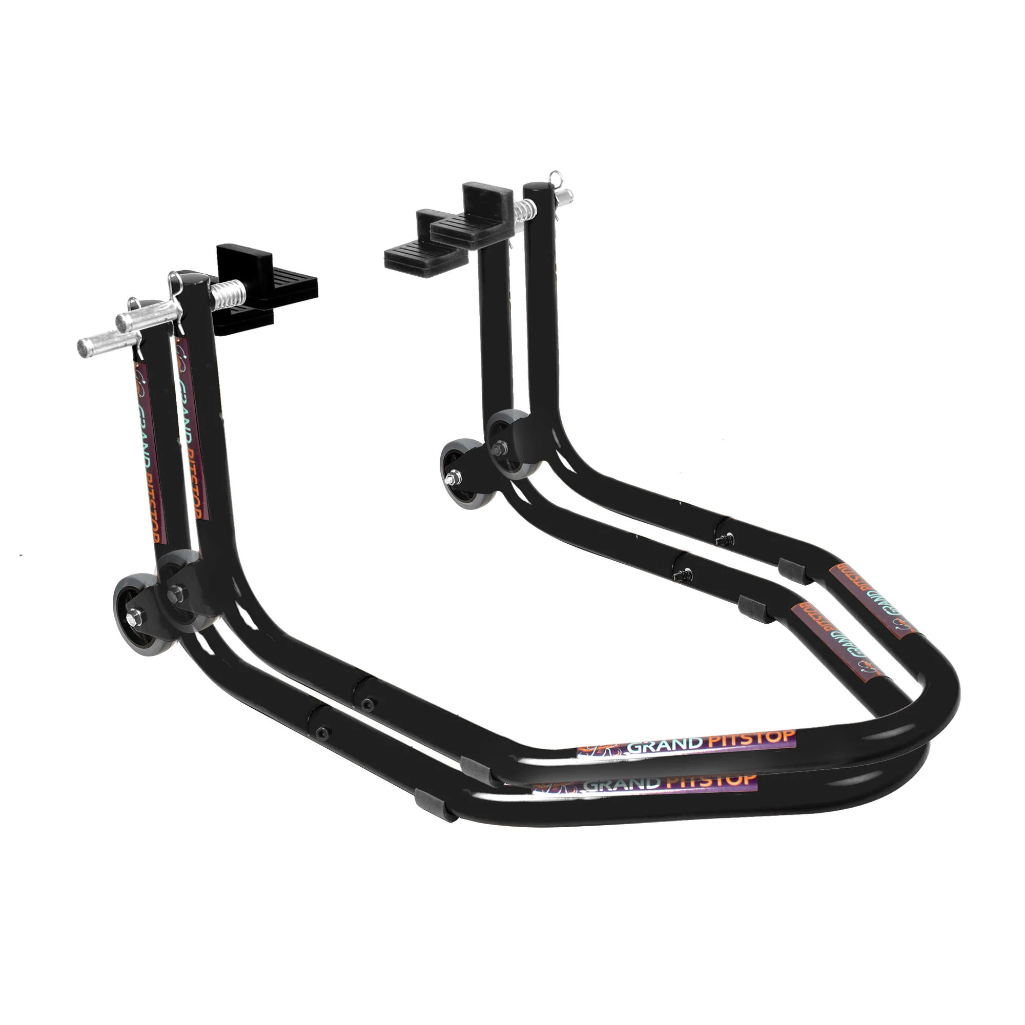 Dismantlable Rear Paddock Without Skate Wheels (upto 185 kg) - Black - Image 7