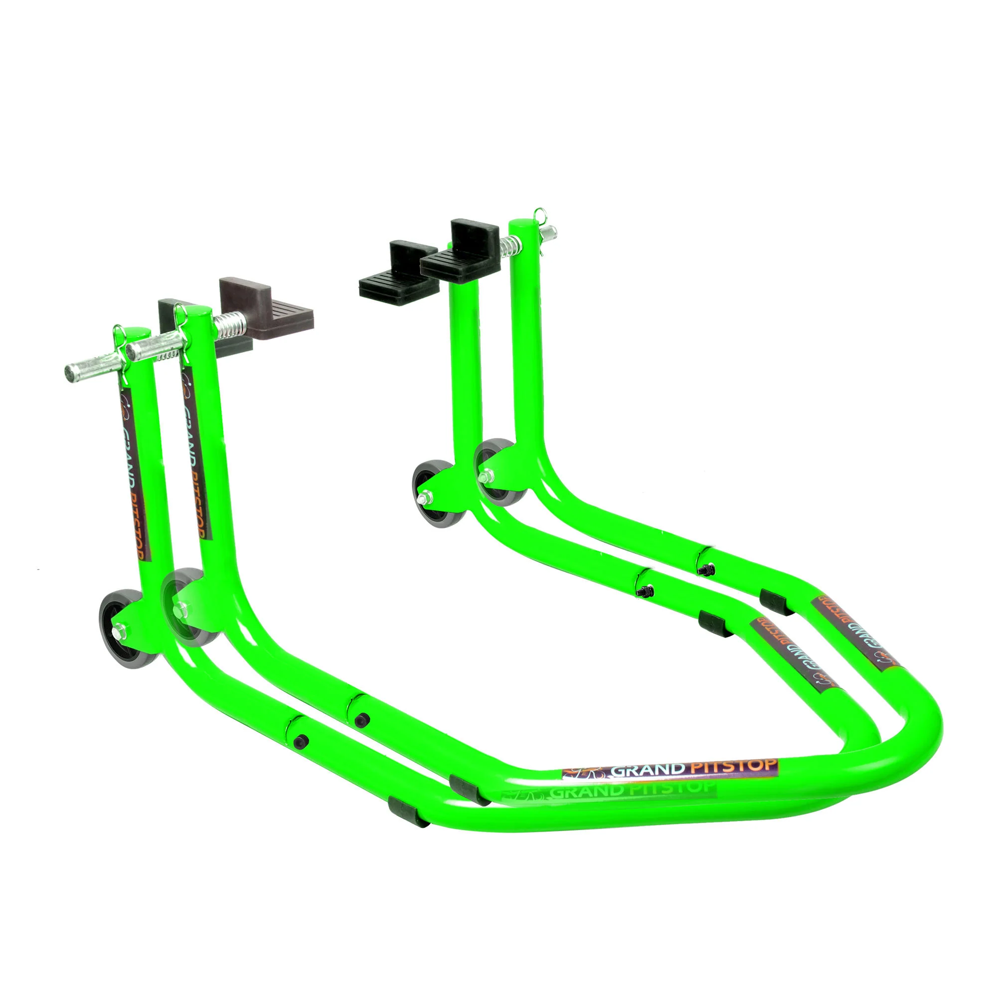 Dismantlable Rear Paddock Without Skate Wheels (upto 185 kg) - Green - Image 6