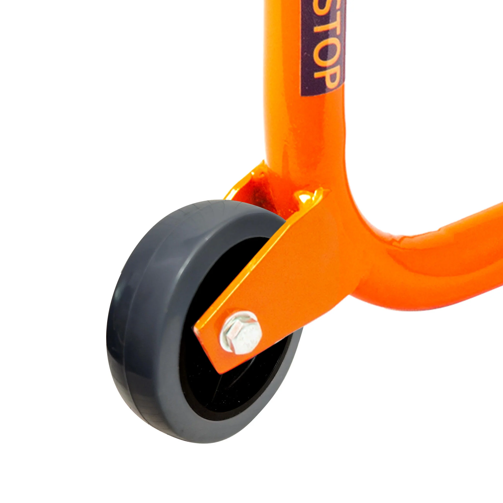 Dismantlable Rear Paddock Without Skate Wheels (upto 185 kg) - Orange - Image 8