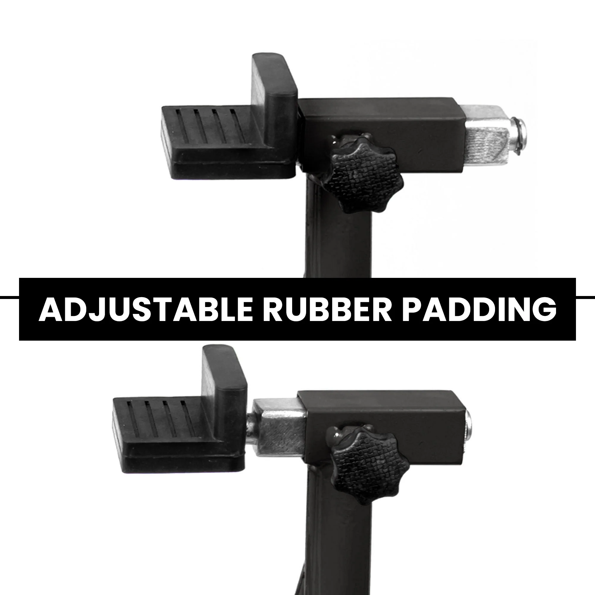 Dismantlable Rear Paddock Stand With 360 Rotation & Skate Wheels (Bike Wt upto: 280 kgs) - Black - Image 6