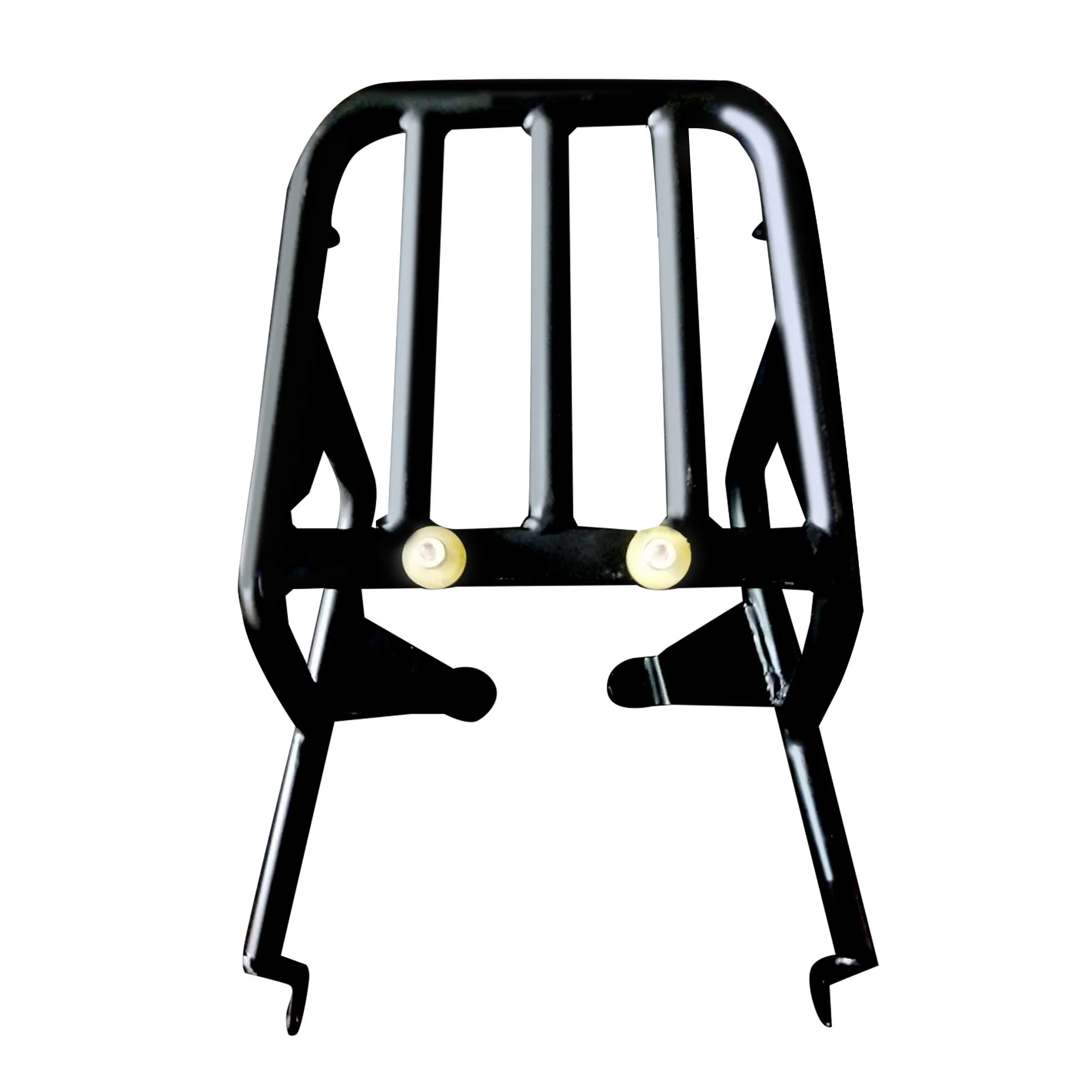 Extended Top Rack Carrier Without Plate for Royal Enfield Himalayan (Compatible with Pillion Seat Backrest) - Black - Image 3