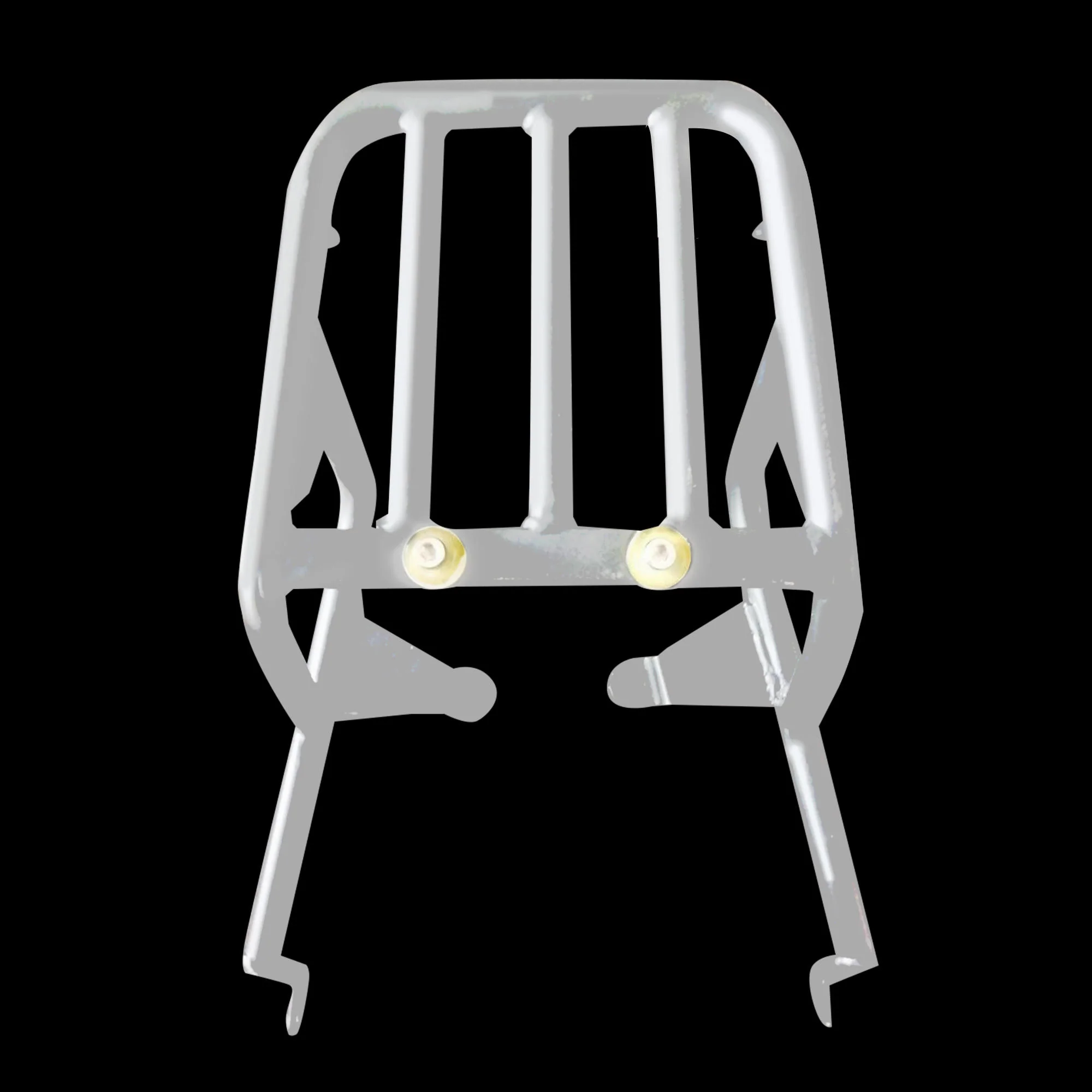 Extended Top Rack-Carrier Without Plate (compatible with Pillion Backrest) For Royal Enfield Himalayan - Silver - Image 3