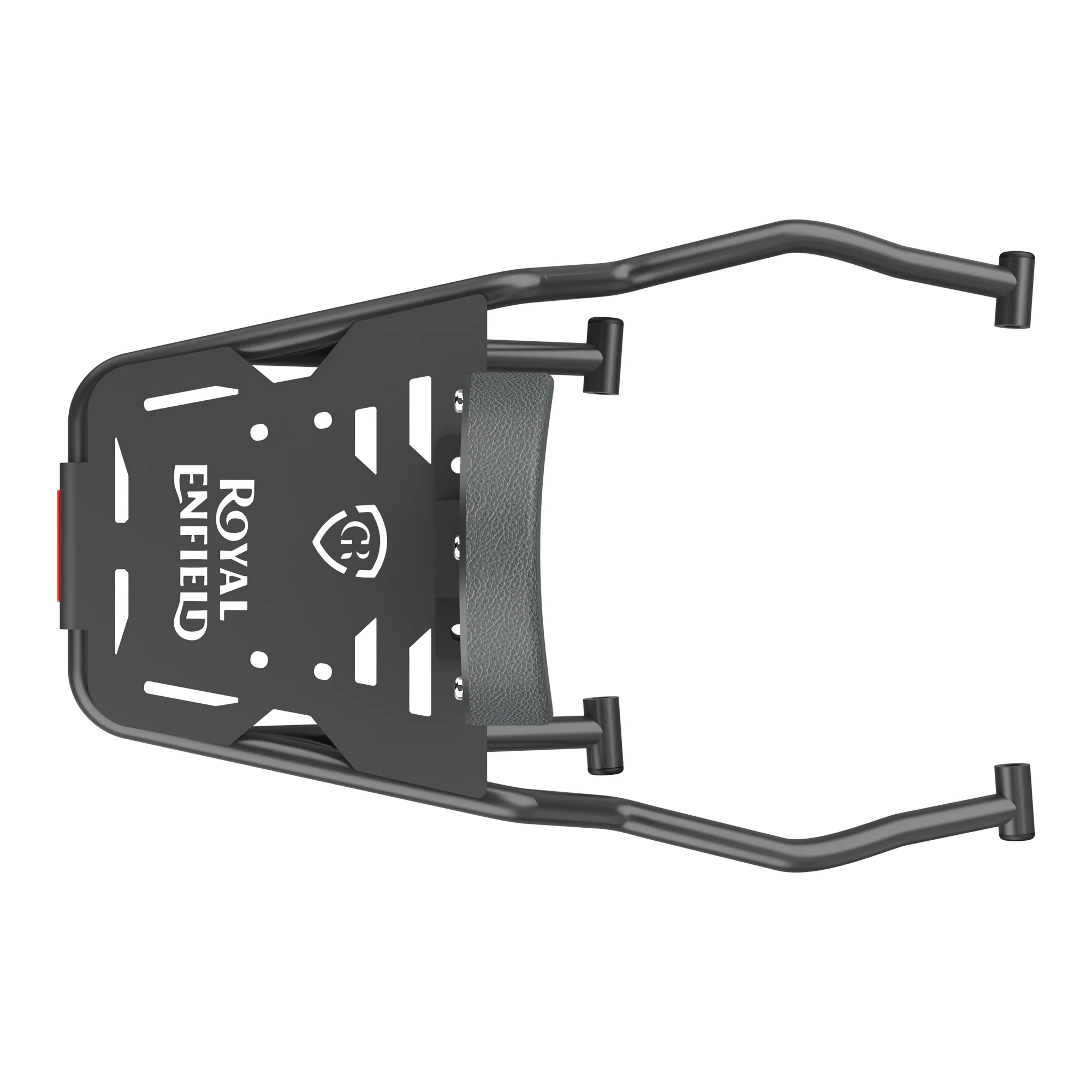 Extended Top Rack Carrier With Backrest for Royal Enfield Guerrilla 450 - Black - Image 9