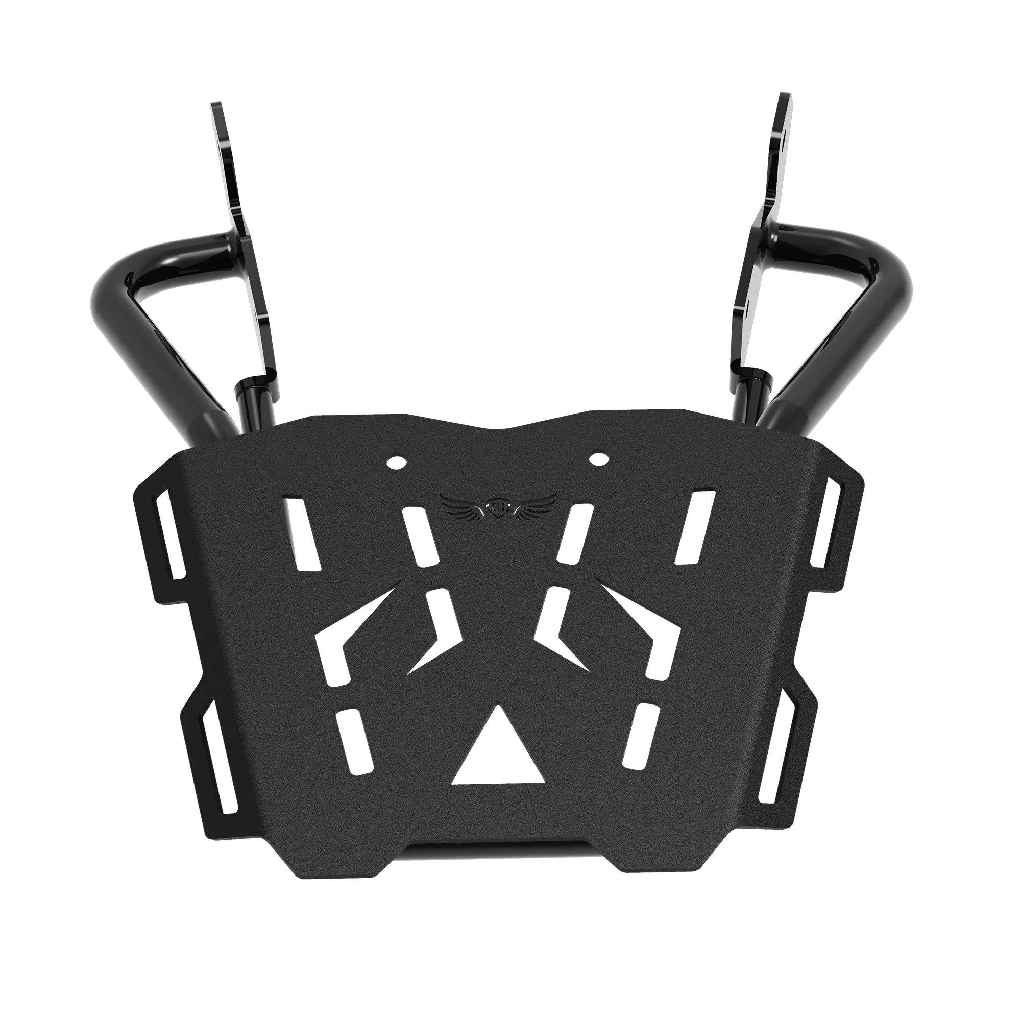 Extended Top Rack with Plate for KTM 200 Duke Gen 2 - Black - Image 6