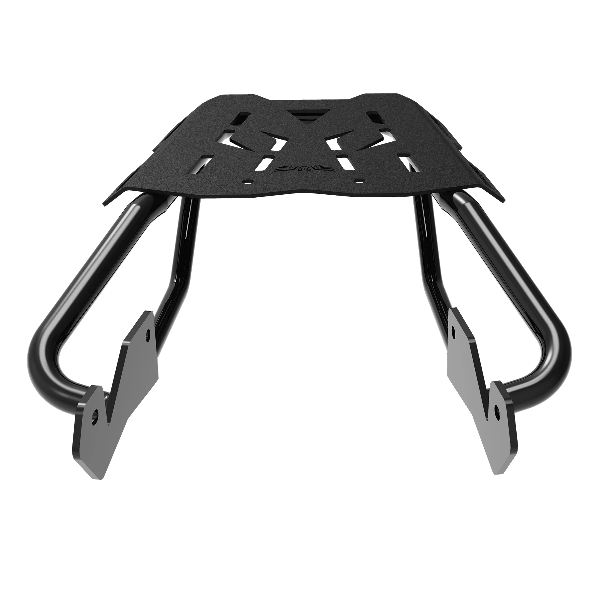 Extended Top Rack with Plate for KTM 200 Duke Gen 2 - Black - Image 7