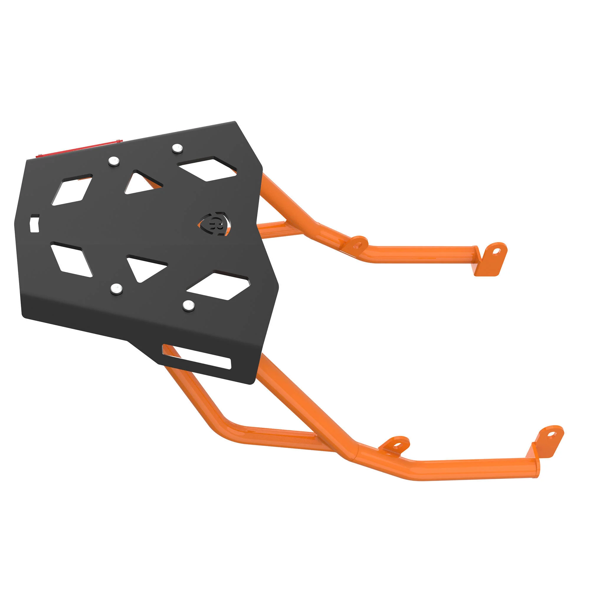 Extended Top Rack with Plate for KTM 30/250 Dule Gen 3 - Black & Orange - Image 6
