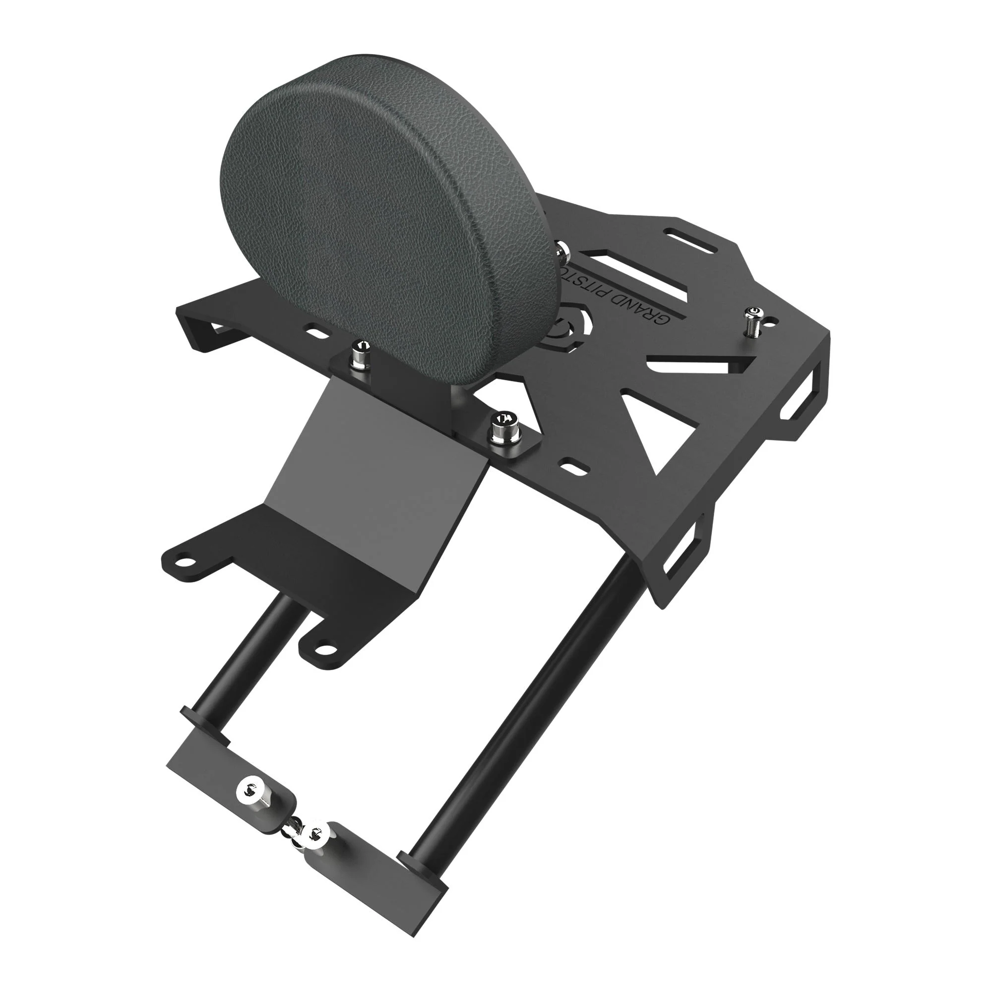 Extended Top Rack without backrest for TVS Apache 160/200 - Black (Backrest not include) - Image 6