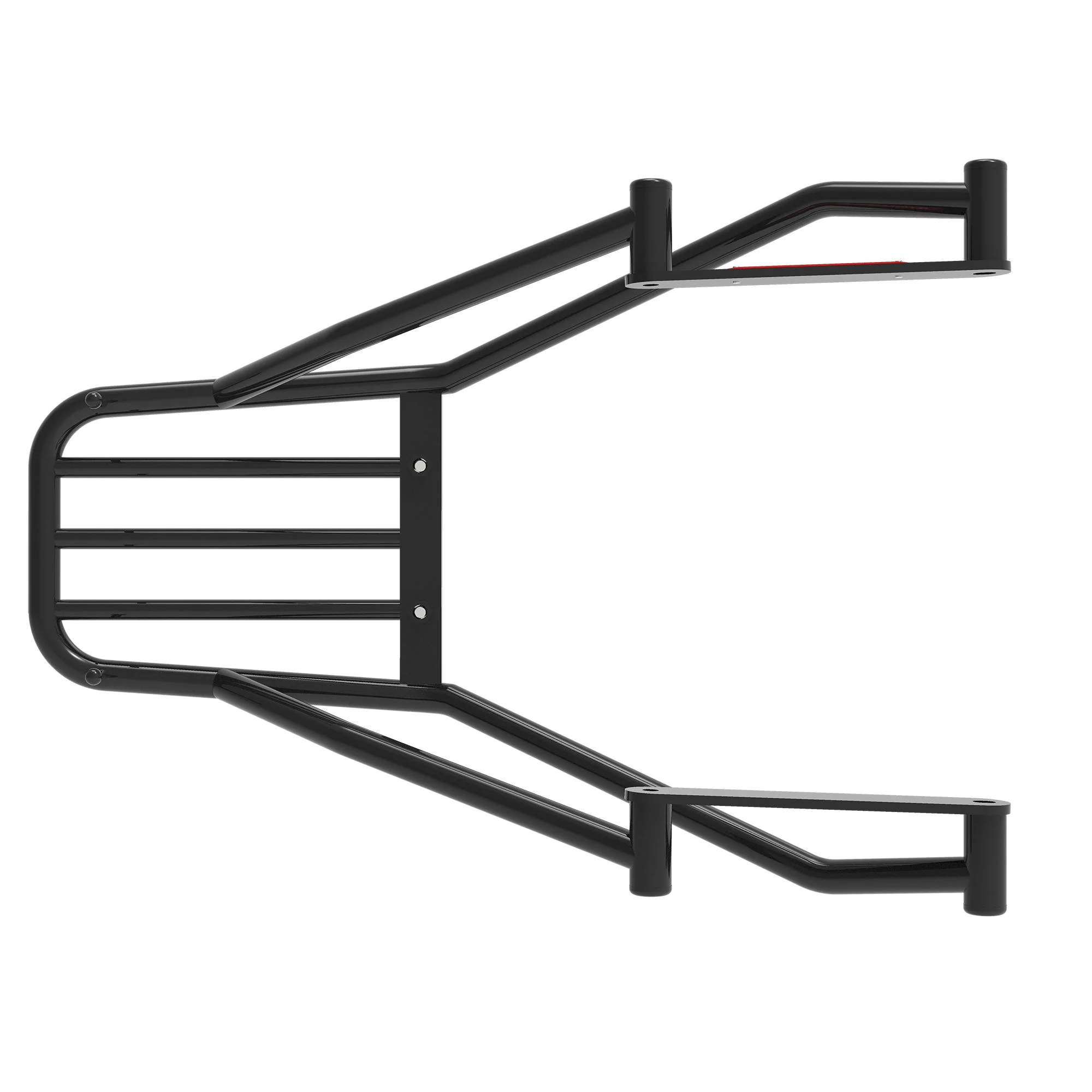 Extended Top Rack with Plate for Harley-Davidson X 440 - Black - Image 3