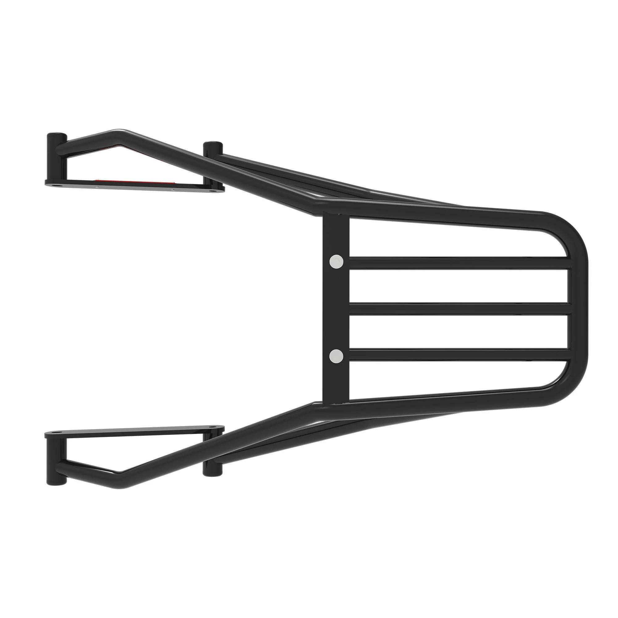 Extended Top Rack with Plate for Harley-Davidson X 440 - Black - Image 6