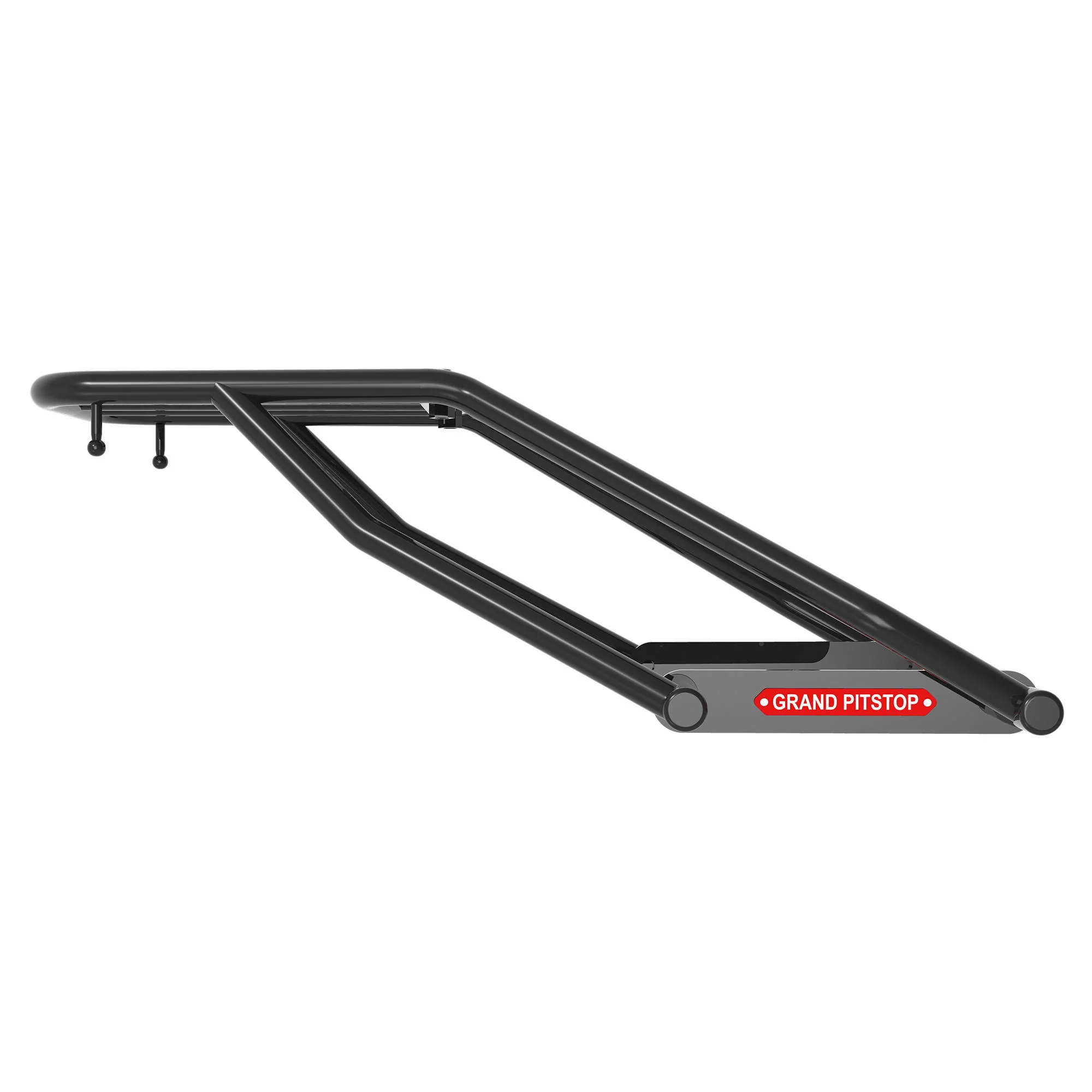 Extended Top Rack with Plate for Harley-Davidson X 440 - Black - Image 7