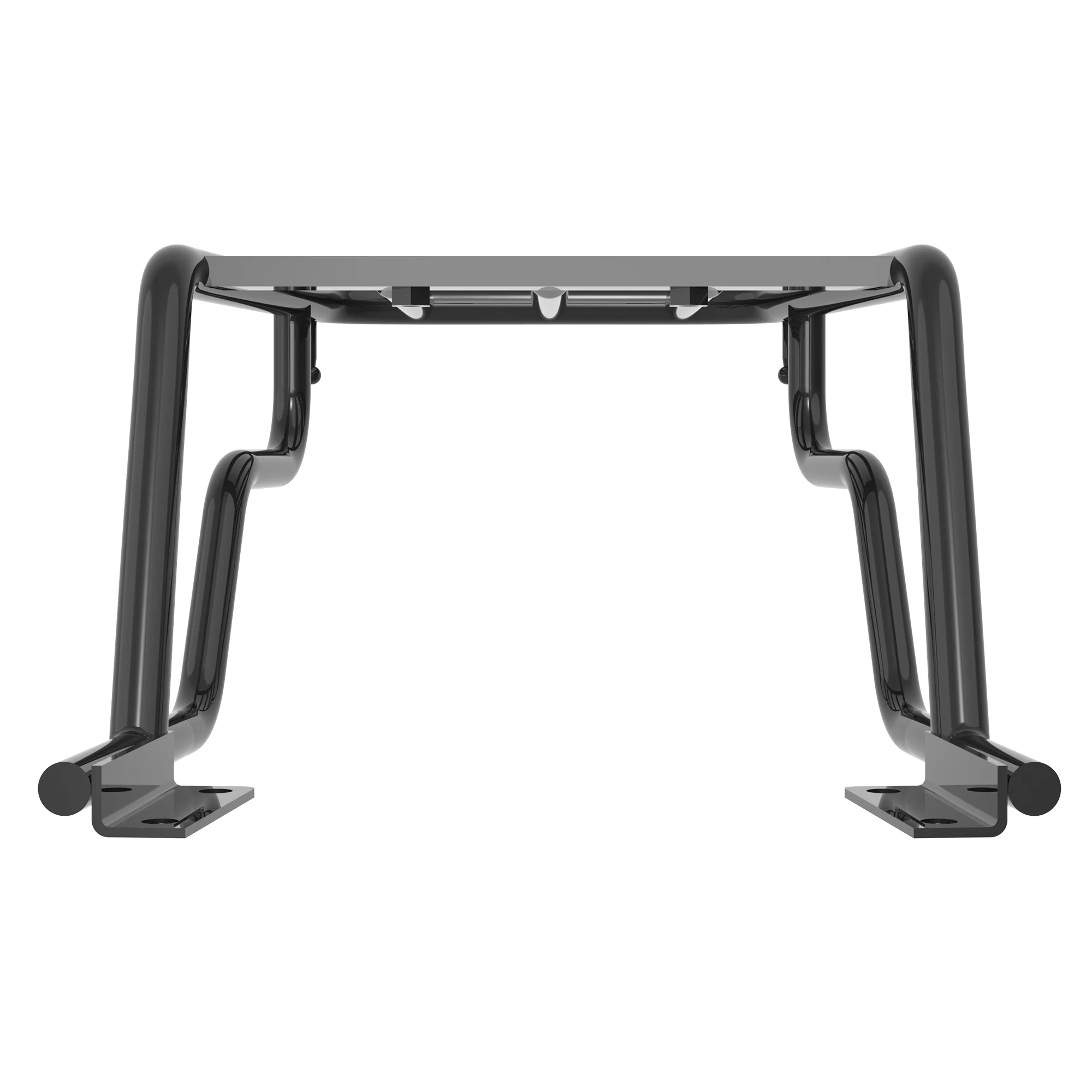 Extended Top Rack Carrier Without Plate for Royal Enfield Continental GT - Black - Image 6