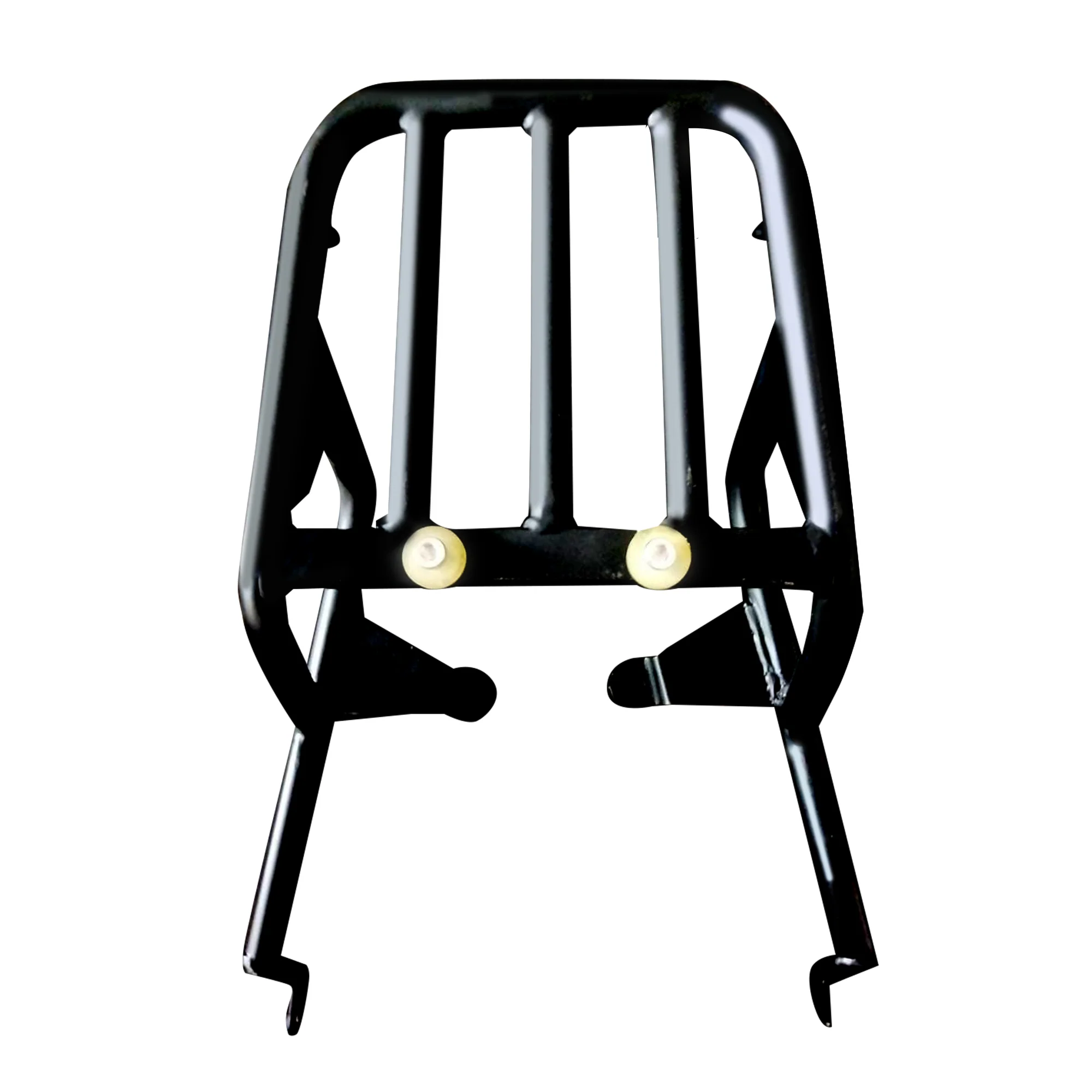Extended Top Rack Without Plate for Royal Enfield Scram 411 - Black - Image 3