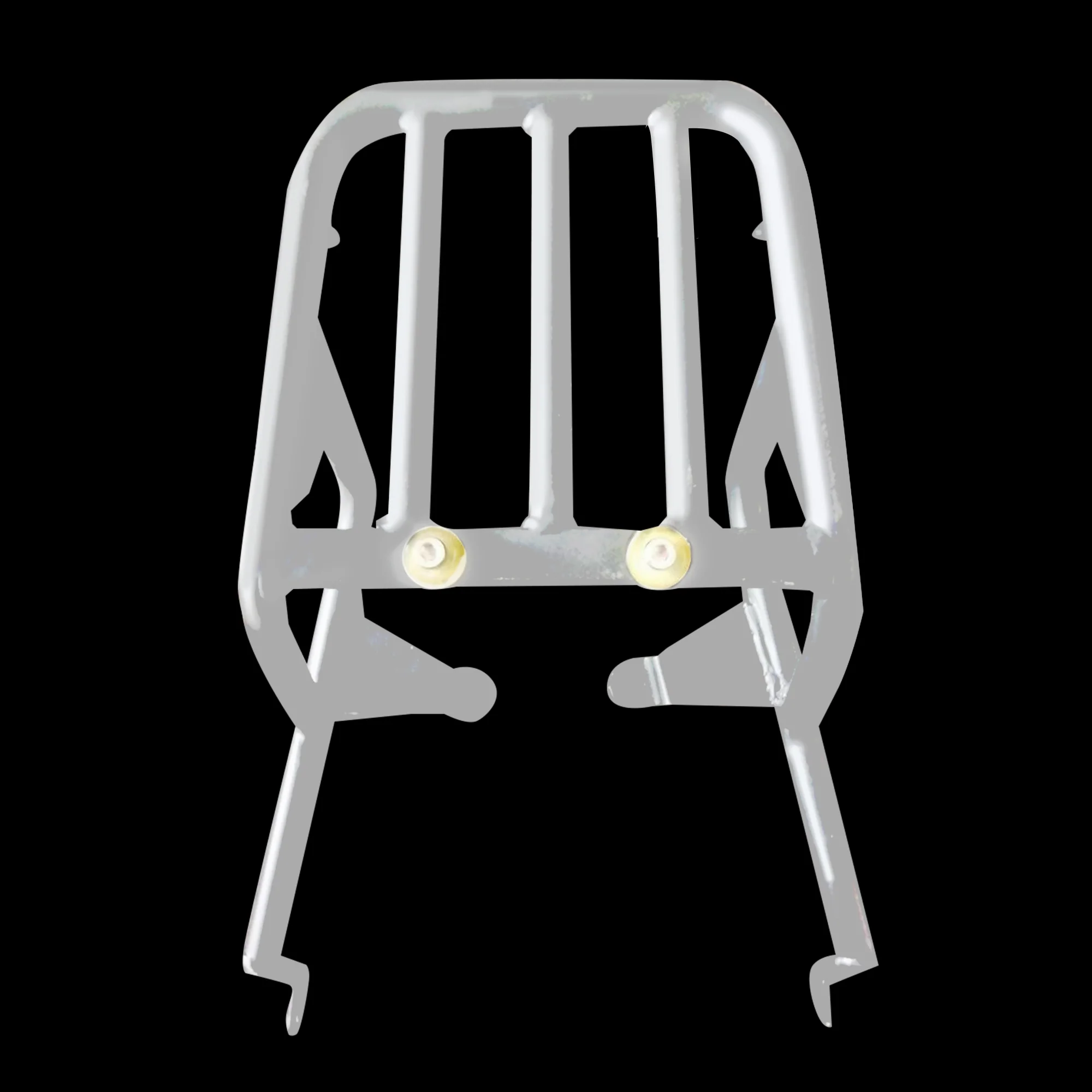 Extended Top Rack Without Plate for Royal Enfield Scram 411 - Silver - Image 3