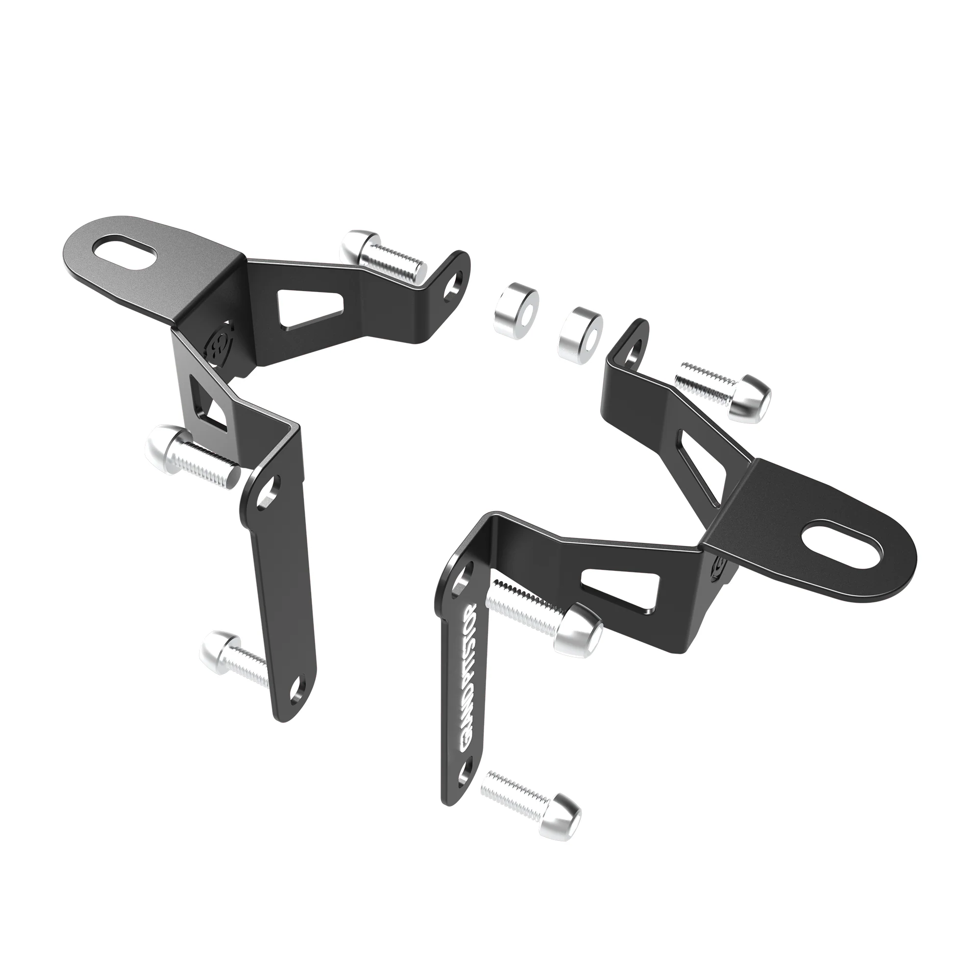 Fog Light Mount for Royal Enfield Shotgun - Black - Image 3