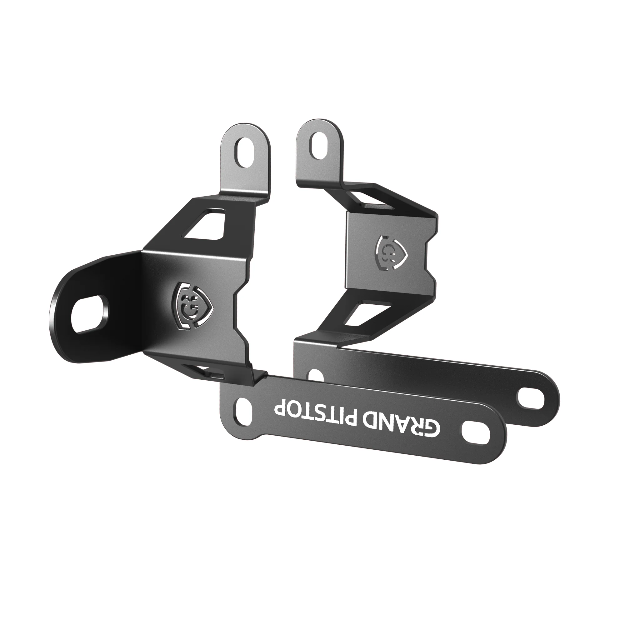 Fog Light Mount for Royal Enfield Shotgun - Black - Image 4