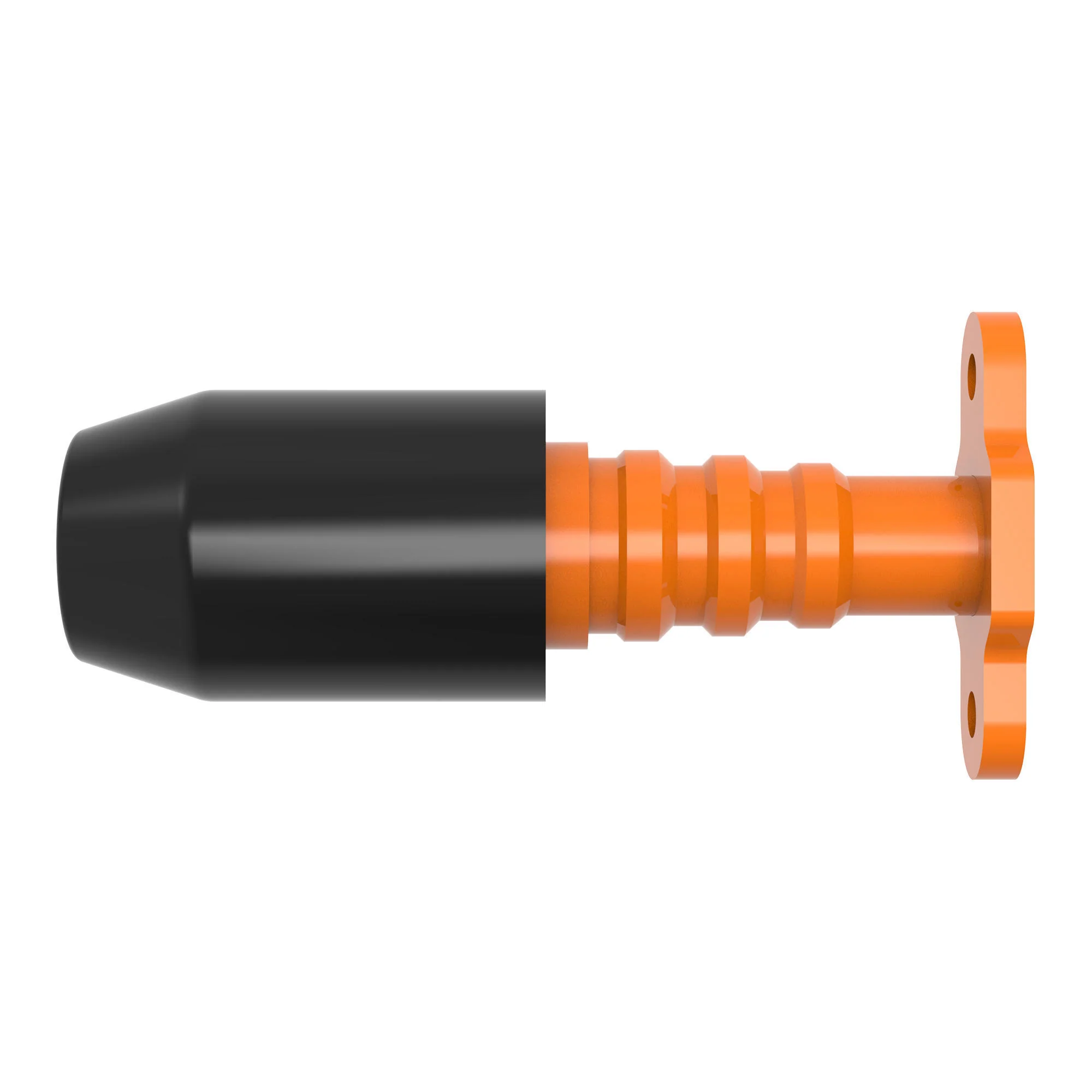 Frame Slider for KTM DUKE 390/250 Gen 3 - Black & Orange - Image 5