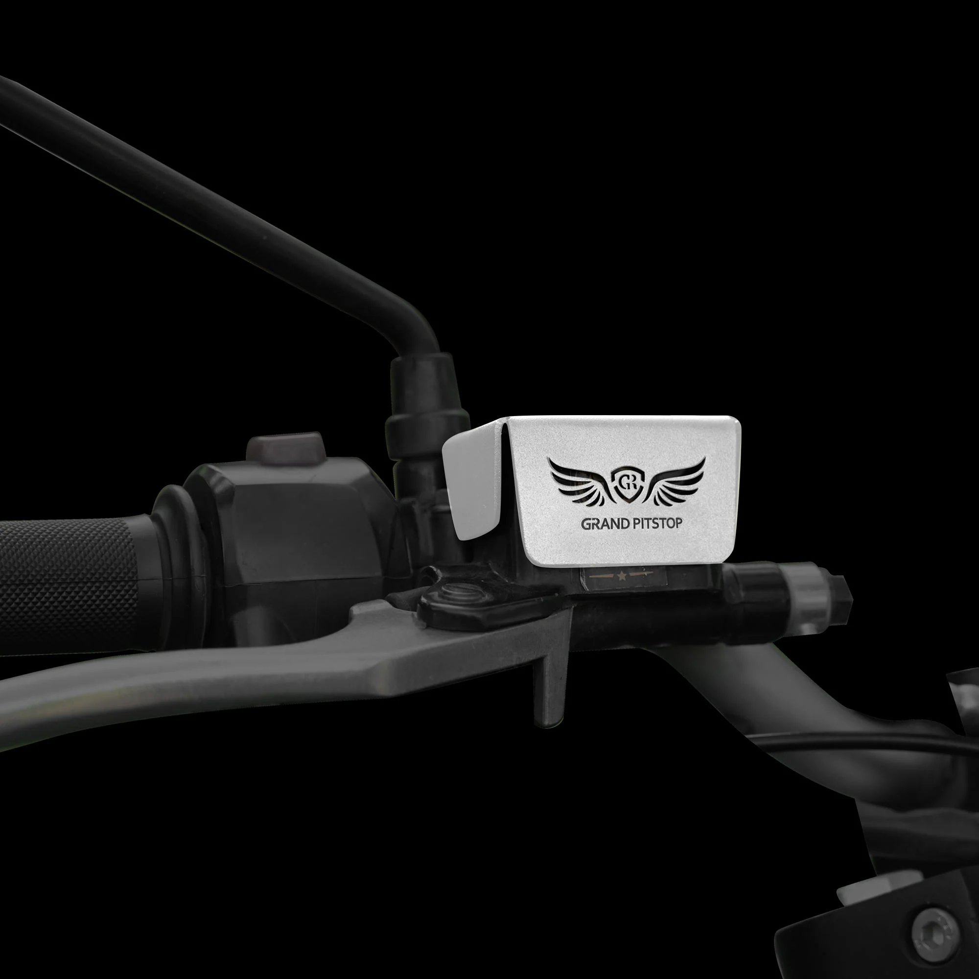 Front Fluid Reservoir Cap for Bajaj Dominar 250 - Silver - Image 3