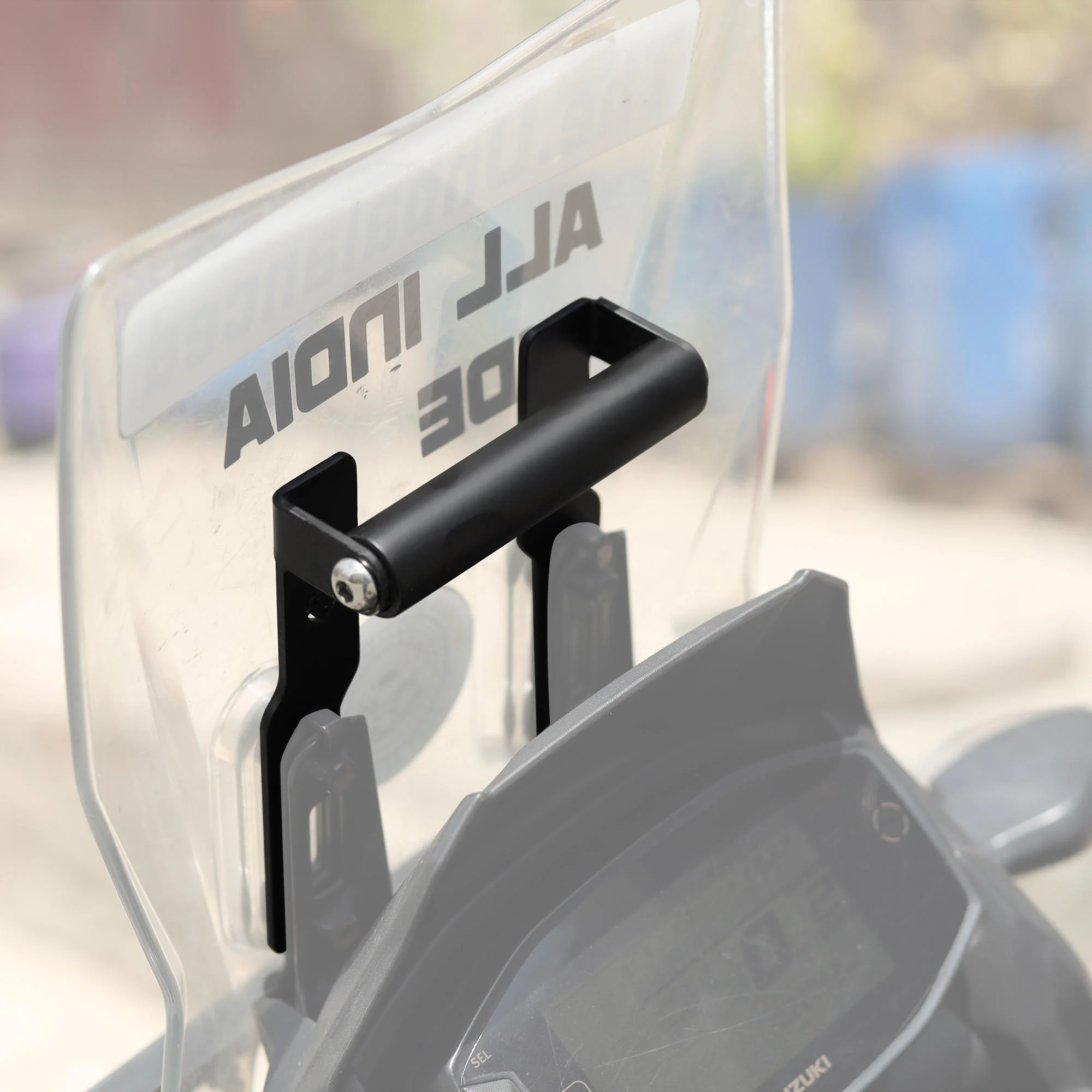 GPS Mount for Suzuki V-Strom - Black - Image 3