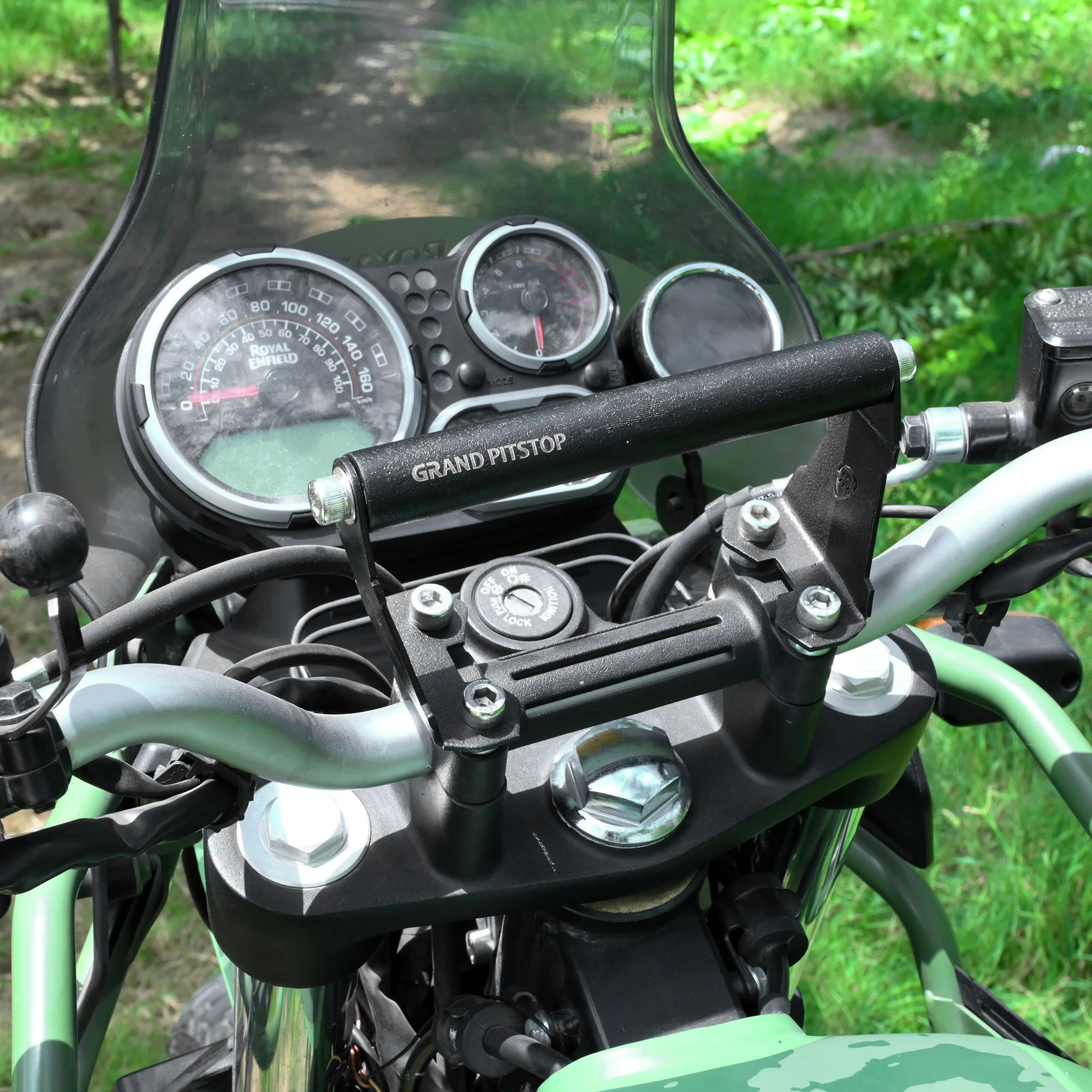 GPS Mount for Royal Enfield Himalayan BS6 Model (2020-21) - Black - Image 2